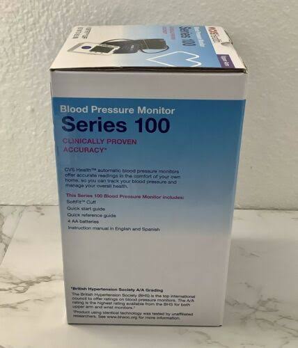 Cvs Health Series 100 Upper Arm Blood Pressure LSP346CC_DFOO5
