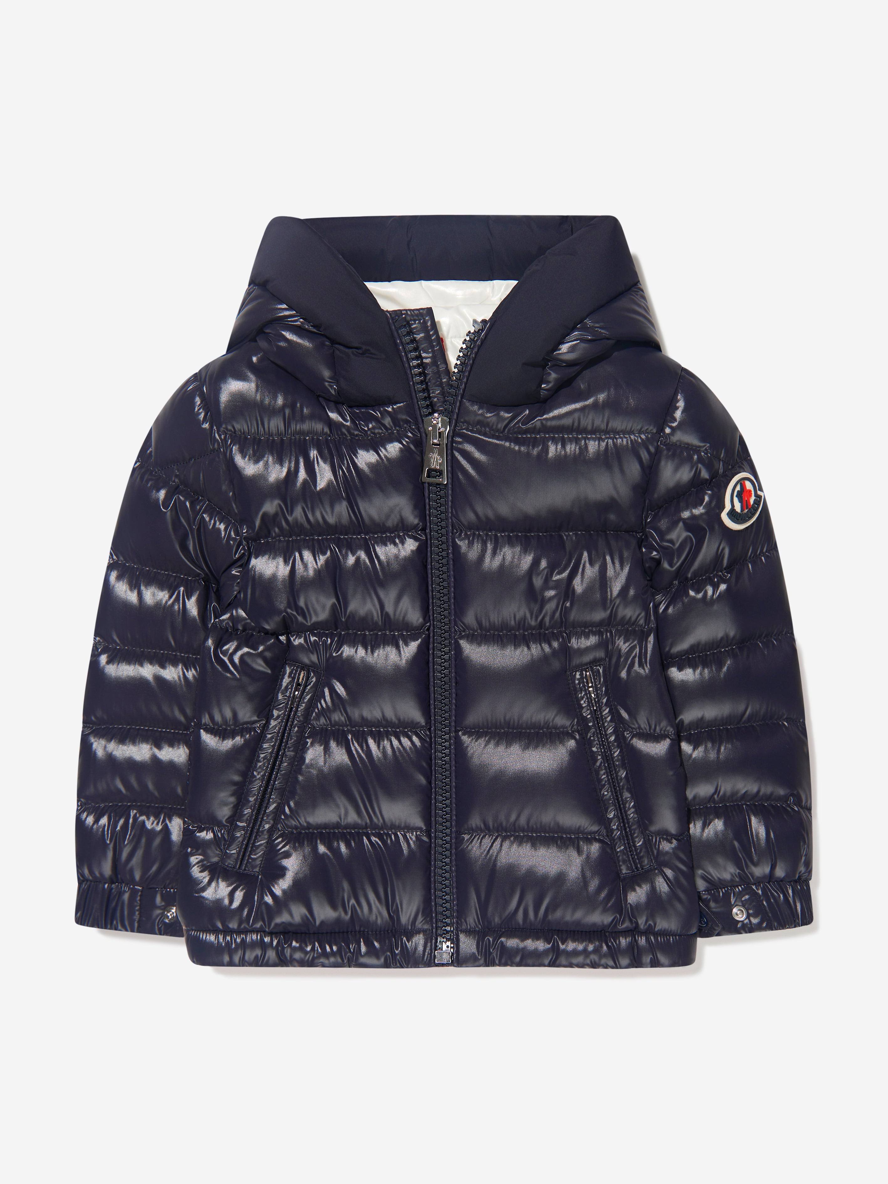 Moncler Enfant Kids Navy Salzman Down 72SXCY0X_MF2MJ