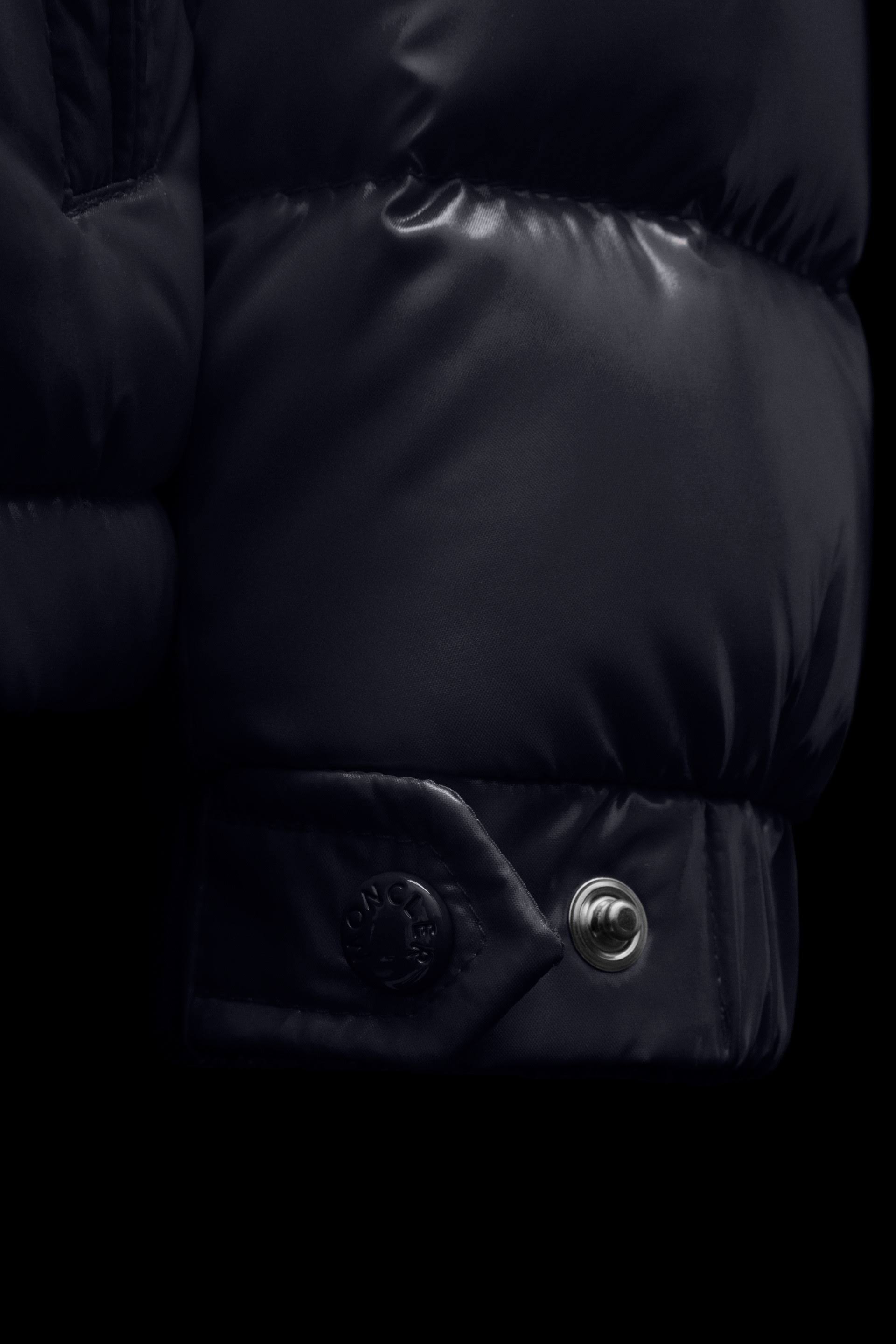Moncler Enfant Kids Navy Salzman Down 72SXCY0X_MF2MJ