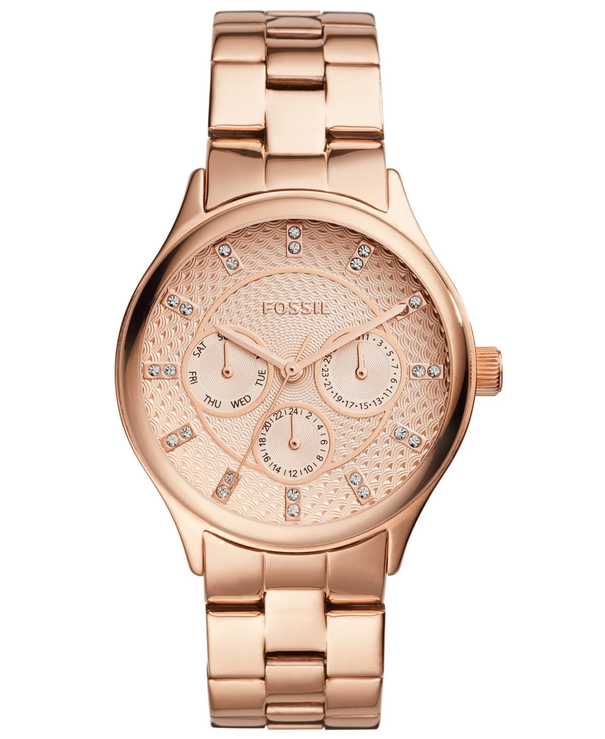 Fossil Women's Modern Sophisticate Multifunction Rose Gold-Tone Stainless Steel Watch - Rose STYWM7JH_PKZQU