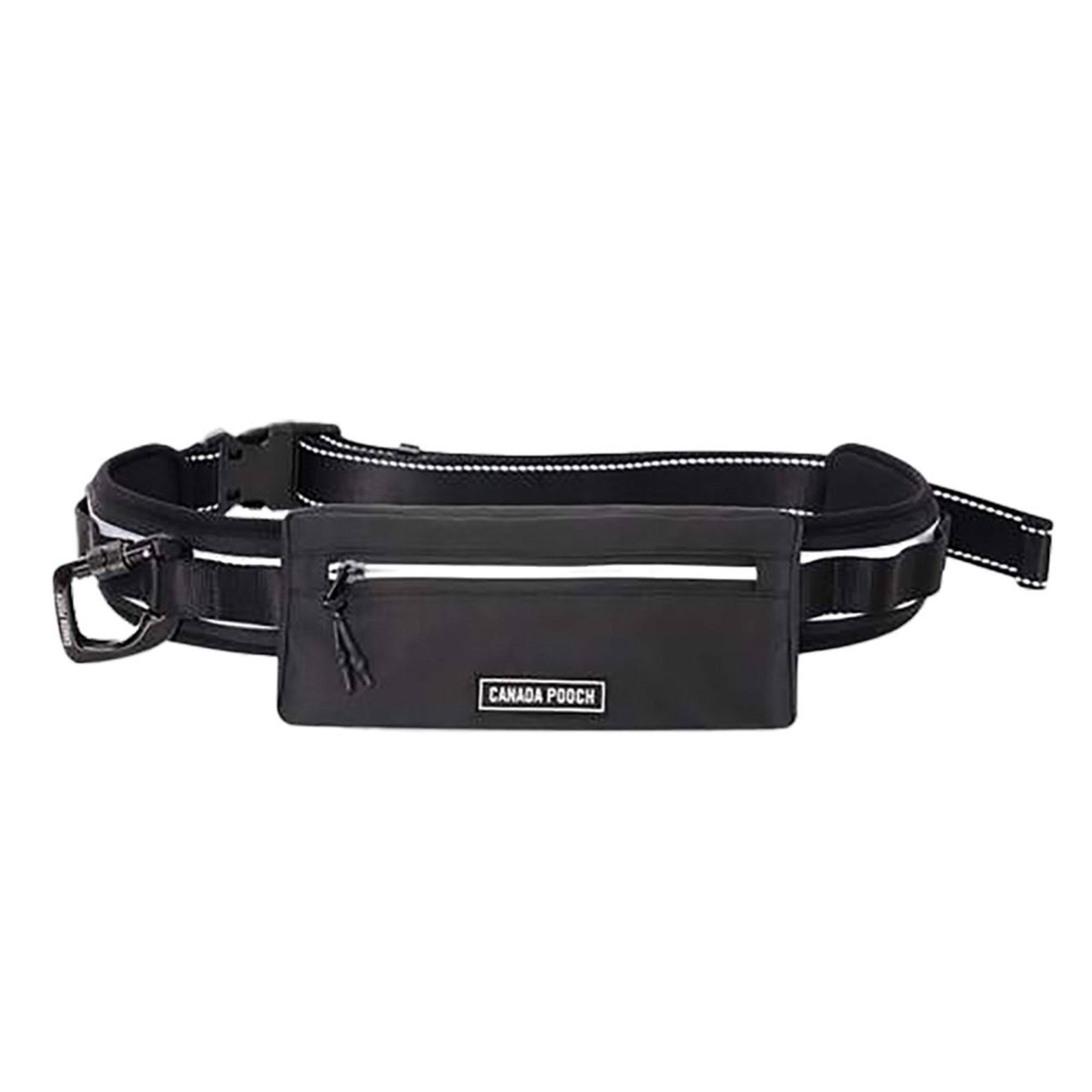 Canada Pooch Utility Belt Dog Tag Accessory, Black, 7CQHZKFK_HFZNZ