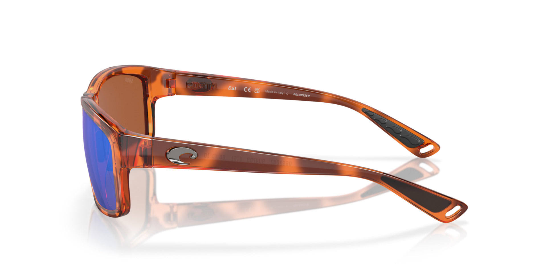 Costa Del Mar Cut Sunglasses - Matte Tortuga Fade - Green Mirror 9U9APQ5B_DNWCR
