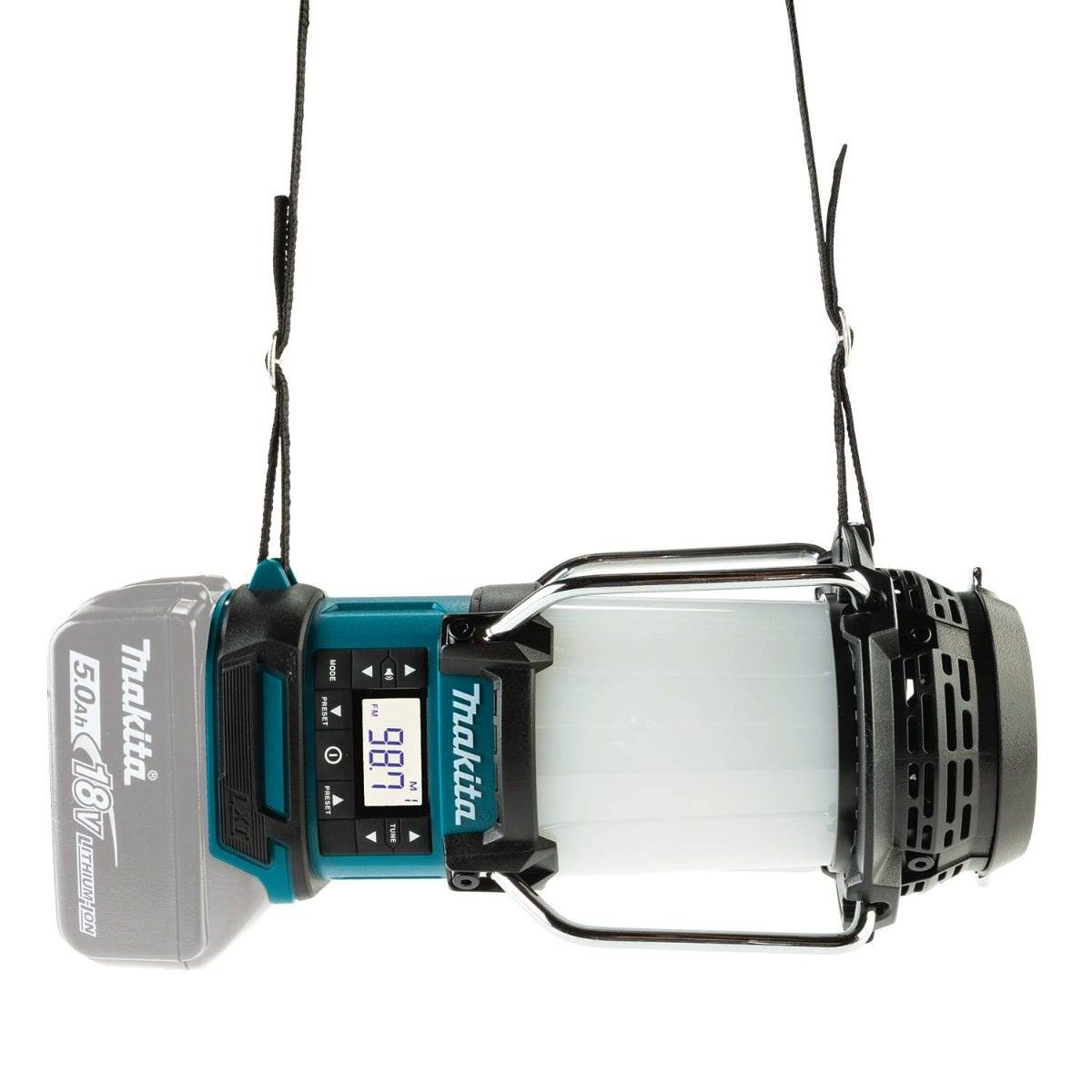 Makita Xrm12 18v Lxt Lithium-Ion Cordless Lantern With Radio, Tool 3X2IIJ8X_4XFYF