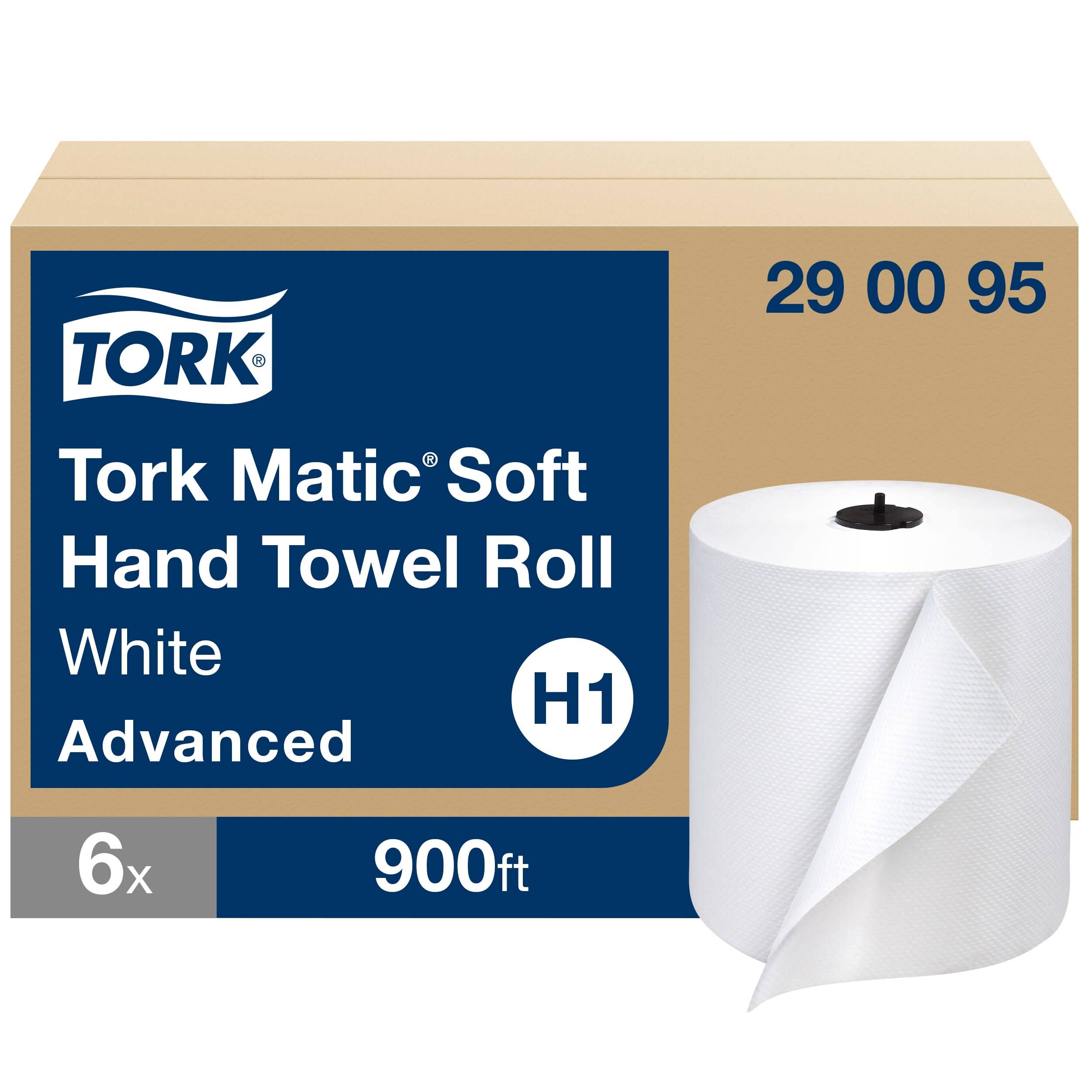 Tork Advanced Soft Matic Hand Towel Roll, 7.7 X 900 Ft, 6 Rolls (Trk290095) N5SKFAFG_GZI6W