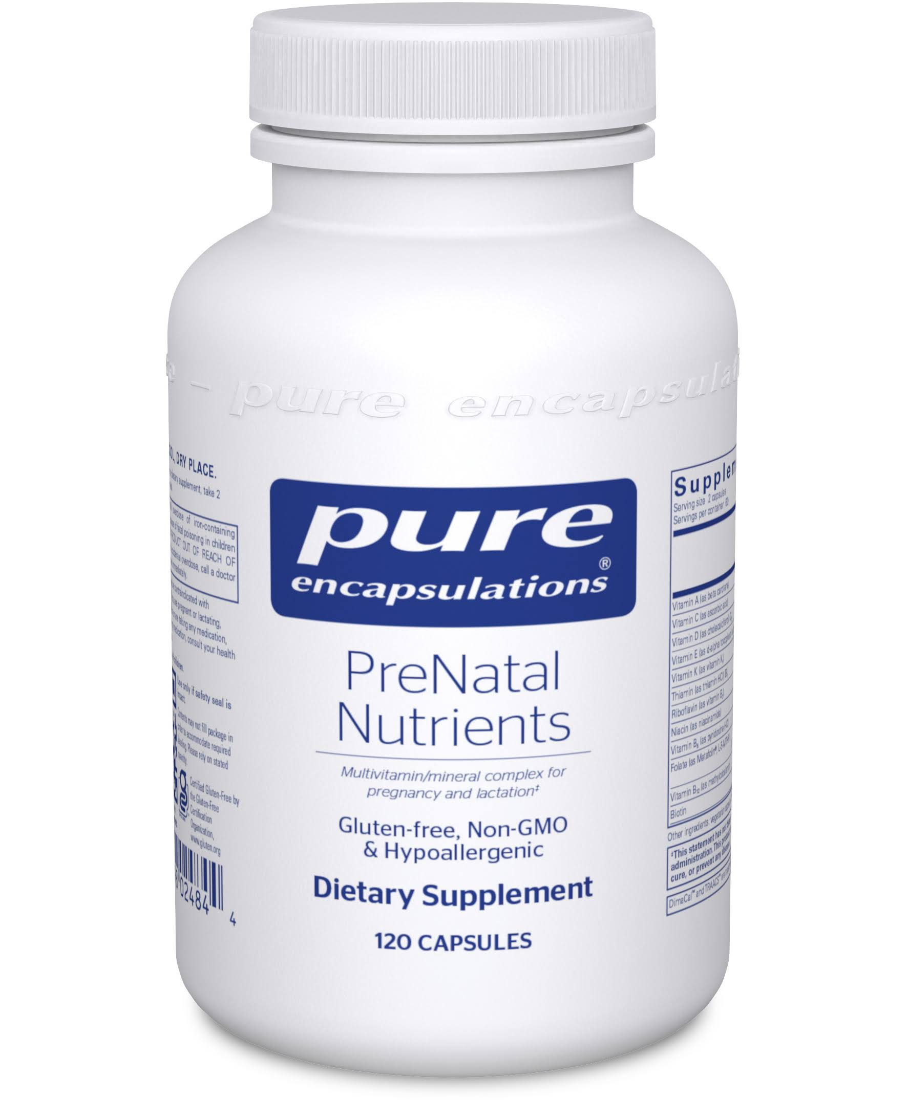 Pure Encapsulations - Prenatal Nutrients - 120 0LG0SEVM_4GCFU
