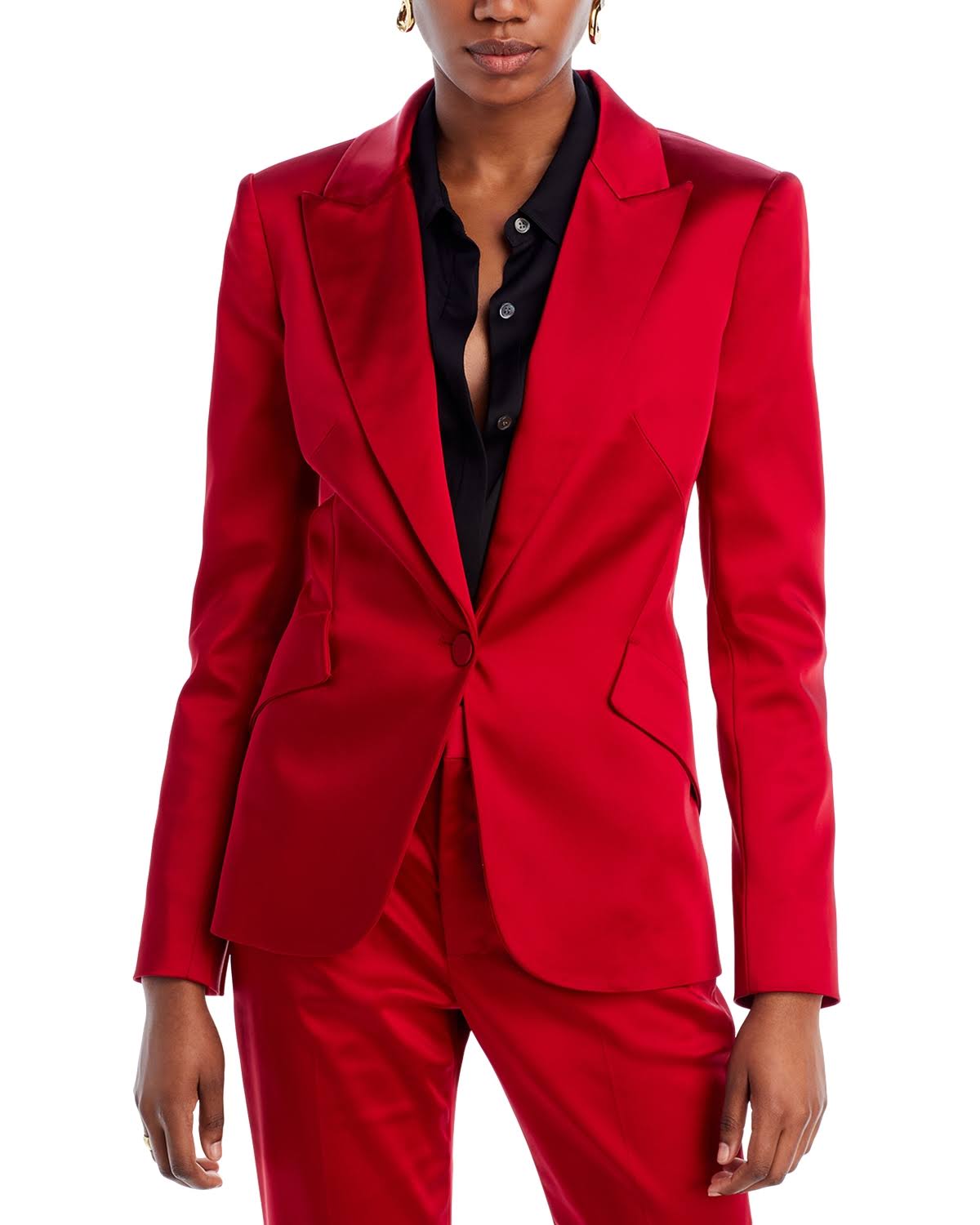 L'agence Women's Chamberlain Blazer - Red - Size 6 - Dark U1YCPXYJ_VF2L8