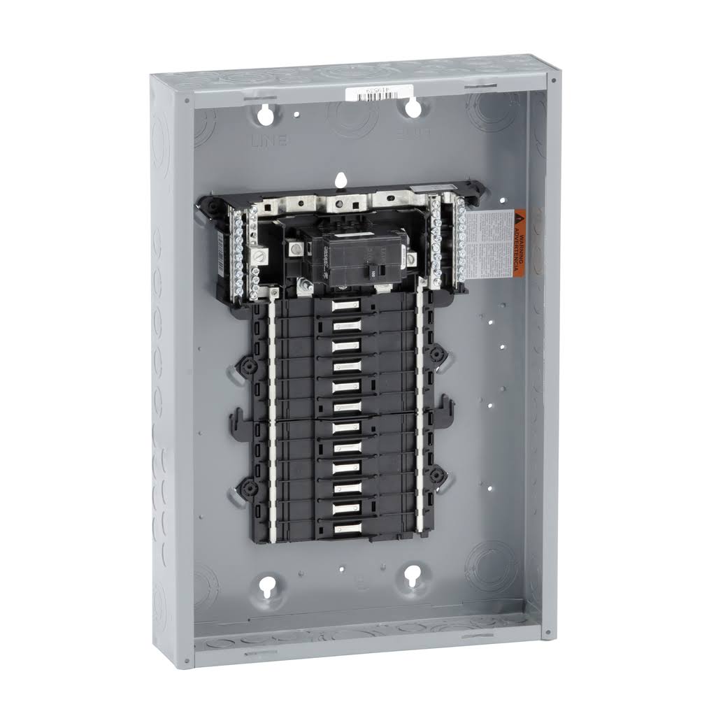 Square D Qo124m100p Load Center,100a,Cb,1 Phase,24 H6K3FVZB_POSRK