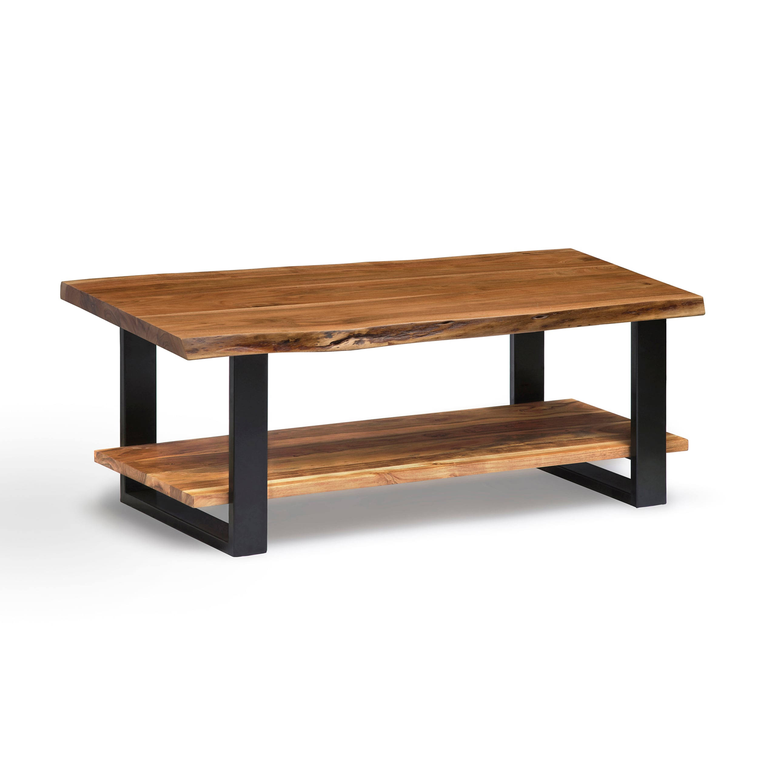 Alpine Natural Live Edge Wood Large Coffee WOLB4E2X_2Y8X4