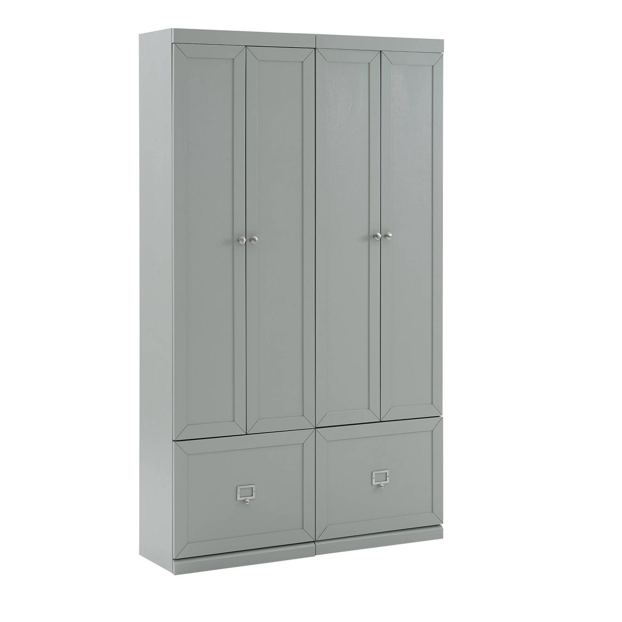 Crosley Furniture Harper 2pc Entryway Set Gray - 2 Pantry ZQKZKX0Z_OBTVV