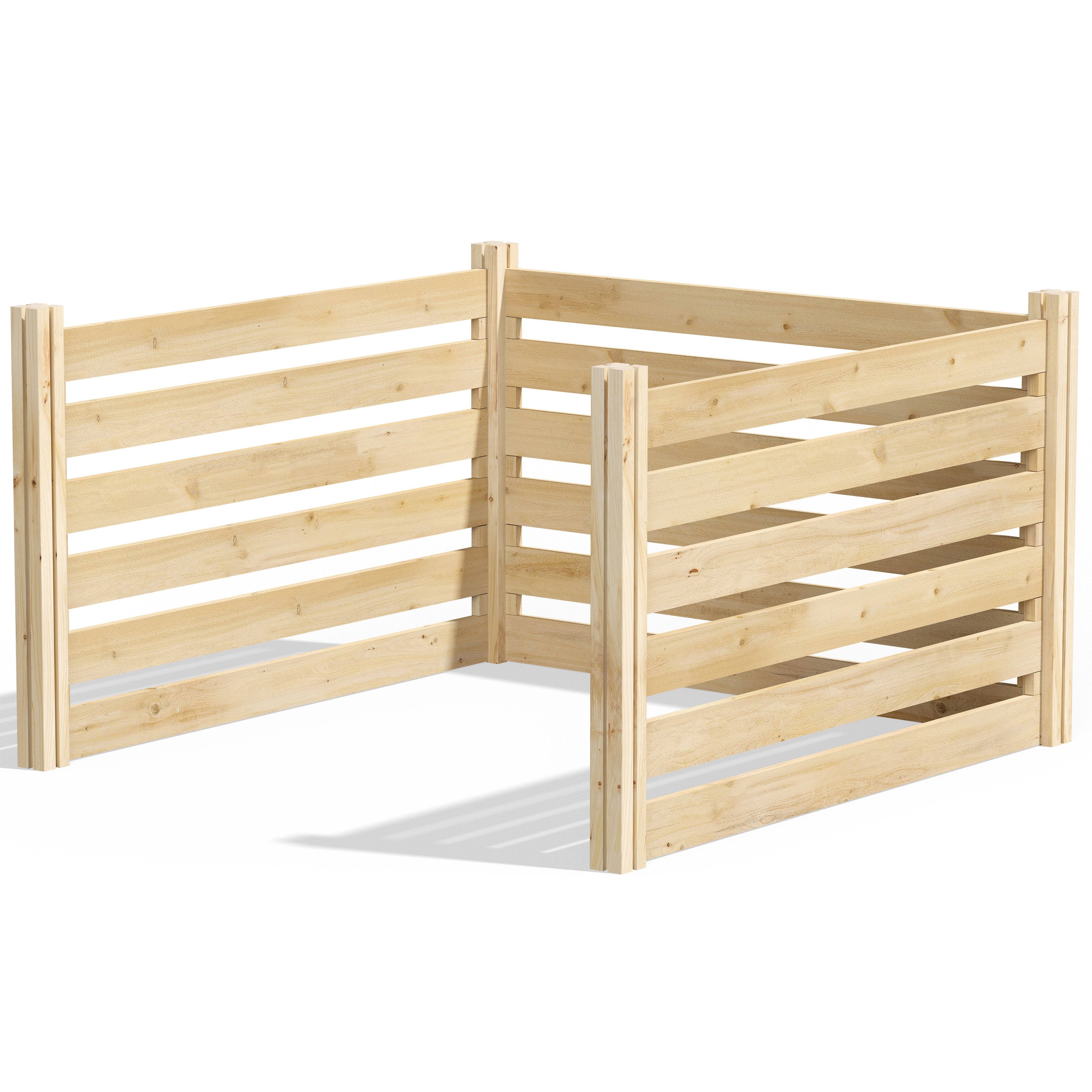 Cedar Outdoor Air Conditioning Cover Privacy Screen | Greenes Fence 48 In. Wide X 48 In. Long X 31 In. B74MDMC0_1X1OU