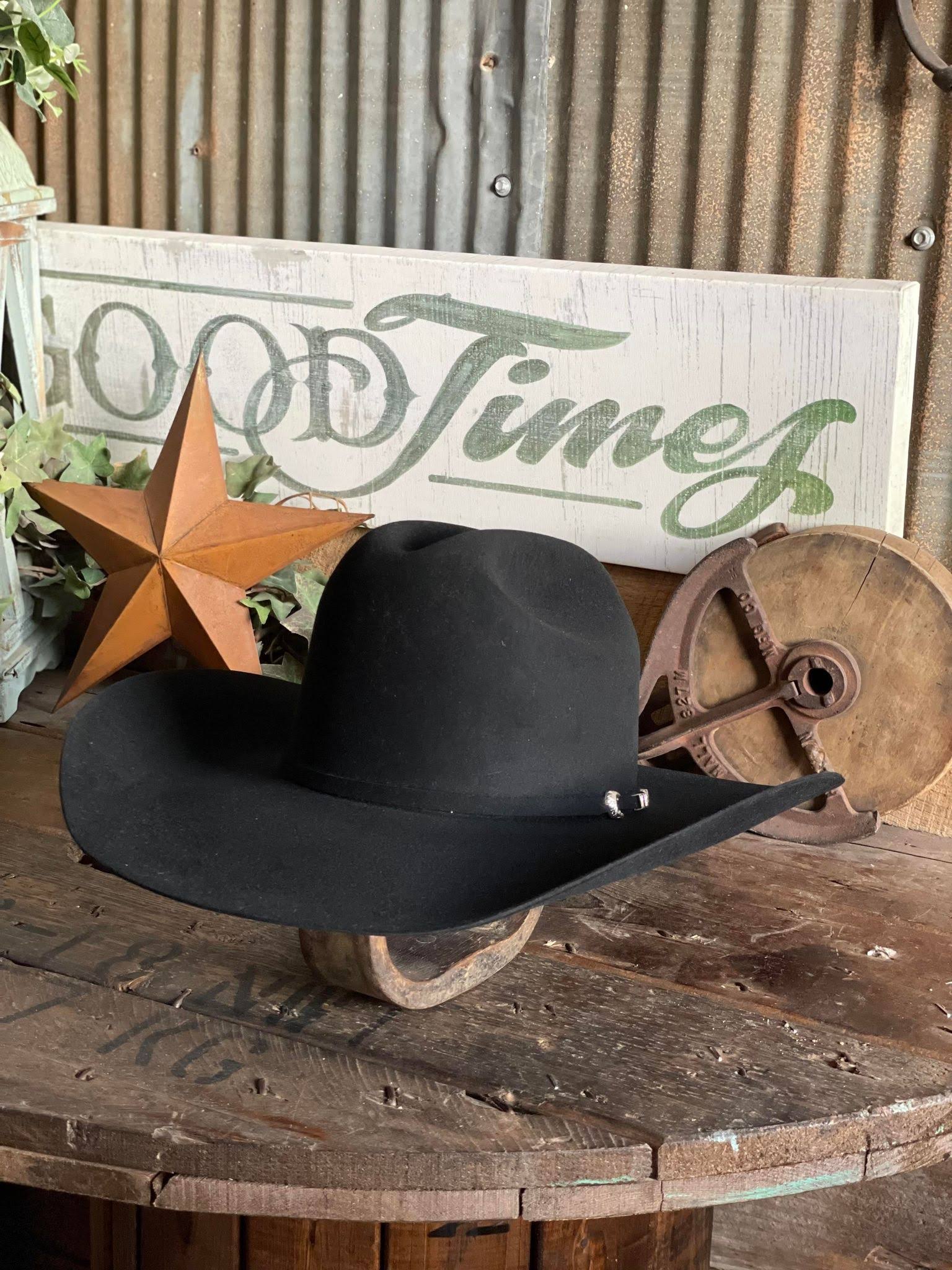 20x Black Beaver Resistol Black Gold Cowboy Hat 7 1/RI1JLDGN_UT3ED