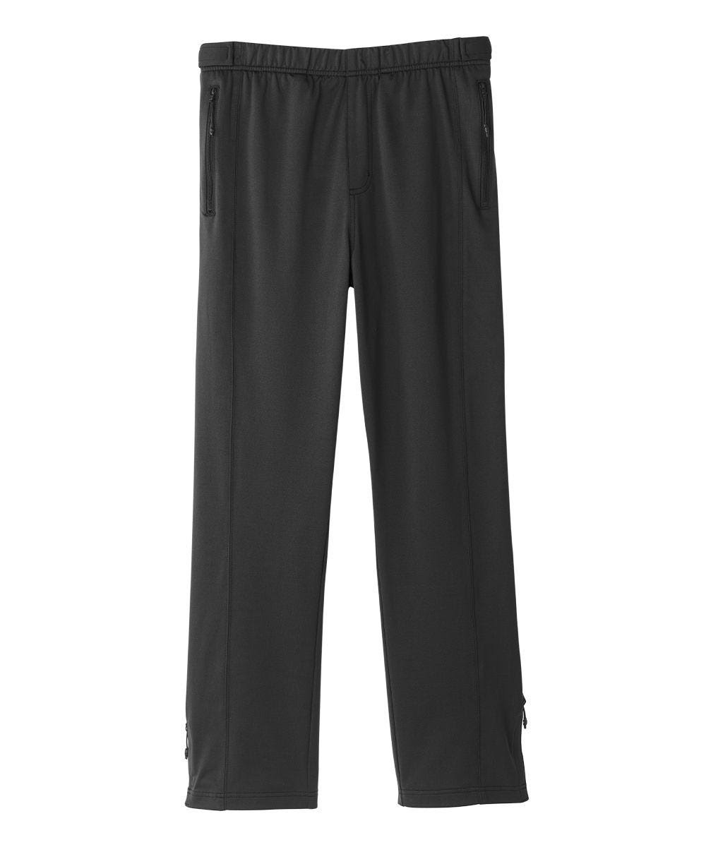 Silverts Sv41300-Blk-3xl Mens Adaptive Easy Touch Side Zip Pant With Catheter Access, Black - INDCFH9B_WPSKM