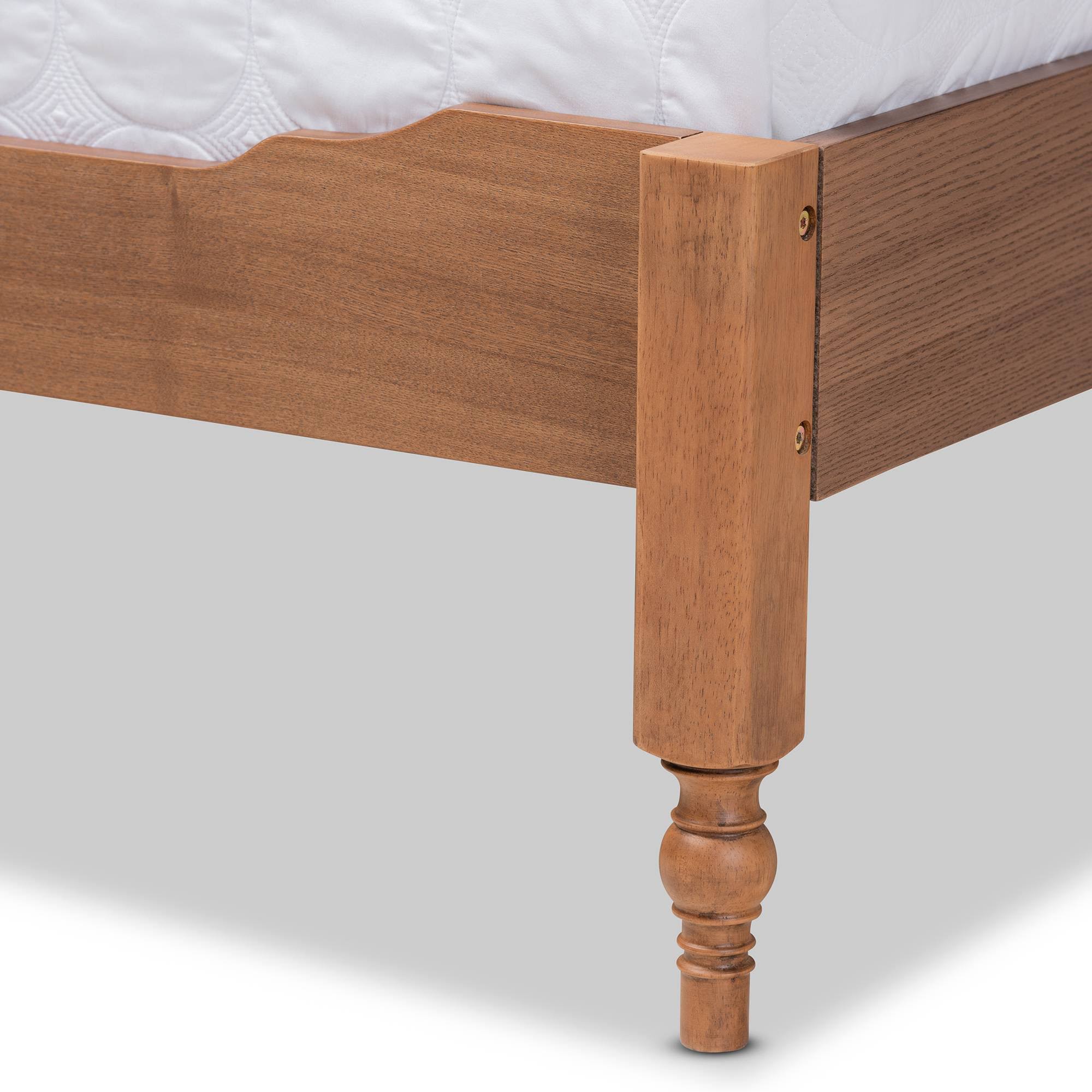 Baxton Studio Danielle Traditional And Transitional Rustic Ash Walnut Brown Finished Wood King Size Platform Storage Bed With Built-In YNAYMLKD_APQHF