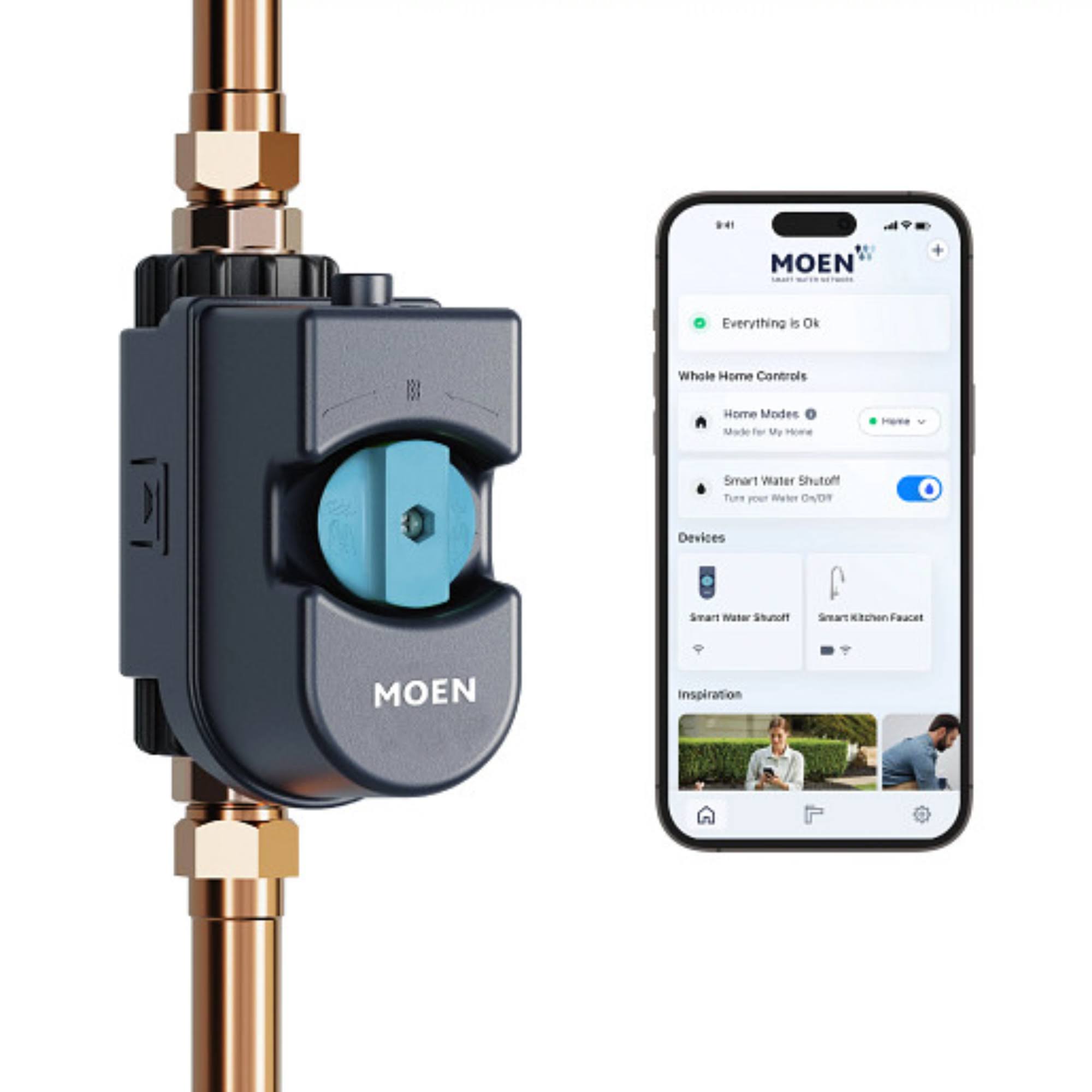 Moen 900-002 Flo By Moen 1-1/4-Inch Smart Water HYQO5W7D_FWHPW