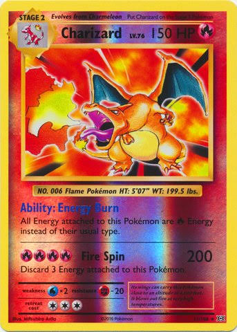 Pokemon Charizard 11108 Xy Evolutions Reverse BG5ZW812_0GKXG