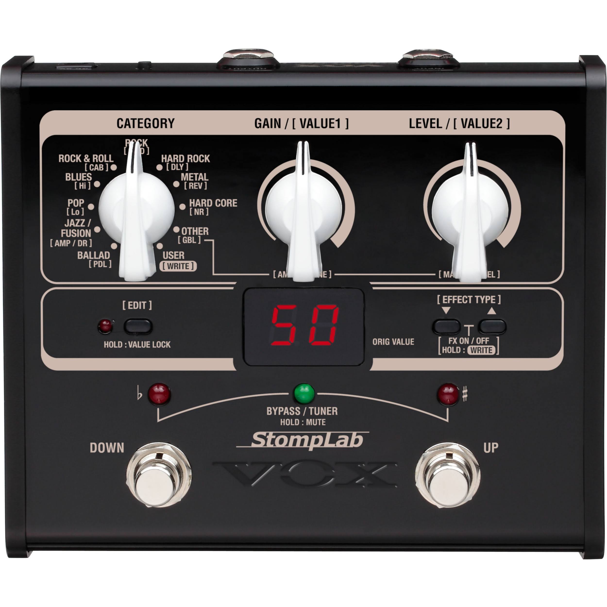Vox Stomplab Iig Guitar Modeling Effects CRV6GYLV_DX1DF