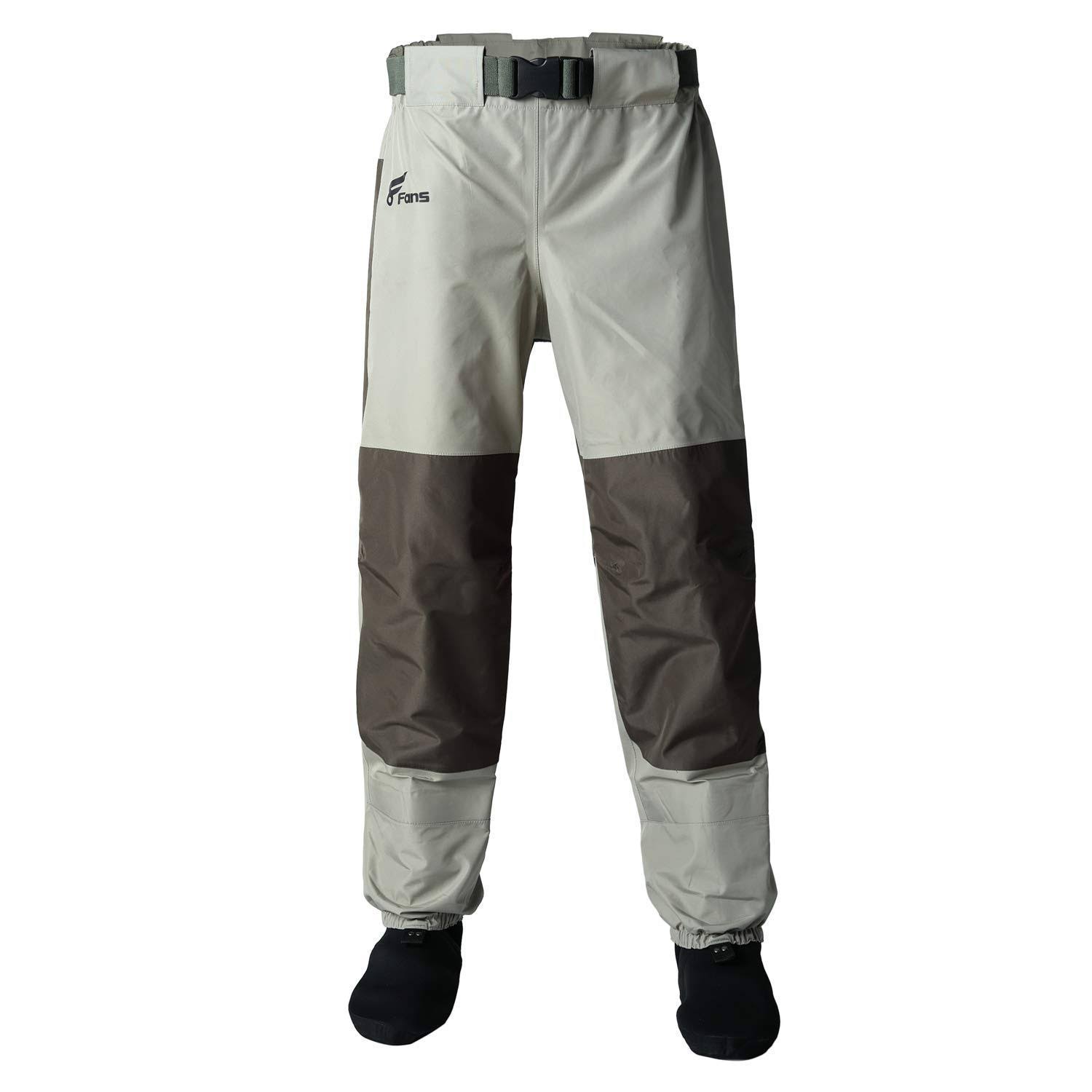 8 Fans MenS Women Fishing Waist Waders - 3-Ply Durable Breathable And Waterproof With Neoprene Stocking Foot Insulated Waist Waders For Duck 3G8BN99G_EWRGO