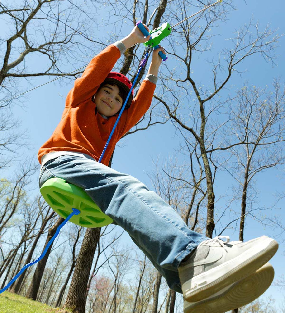 Hearthsong 100' Green Backyard Zipline CPRGCVDG_OTZRW