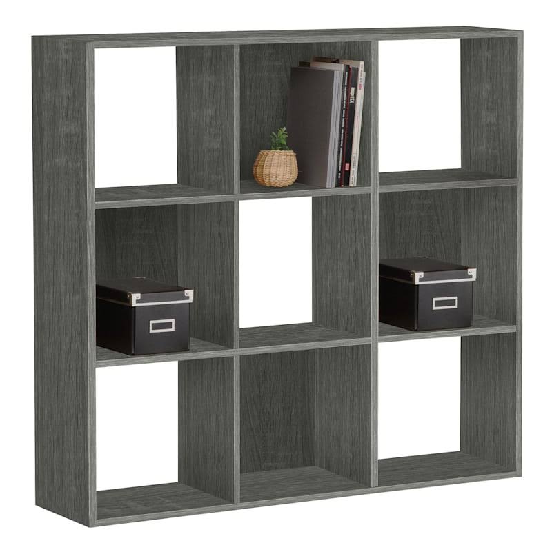 At Home 9-Cube Grey Wooden SN646FBF_CJZNT