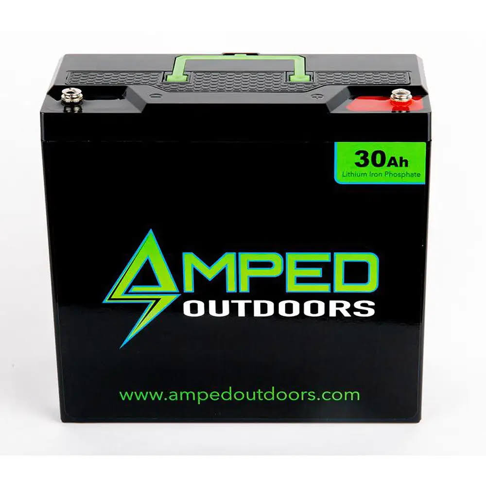 Amped Outdoors 12v 30ah Tall Lithium Battery MMT8OM5I_GQTYN