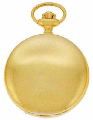 Charles Hubert 14k Gold Finish White Skeleton Dial Pocket 06FYQHW0_NNKNL
