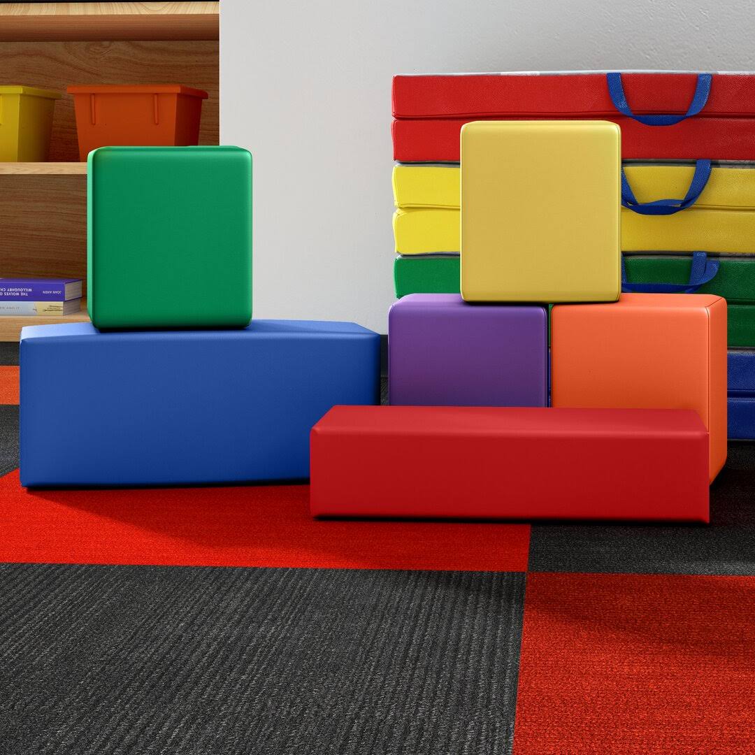 Ecr4kids Softzone Stack-A-Block Set 6-Piece - 1AQ3JKLX_LQ8KG