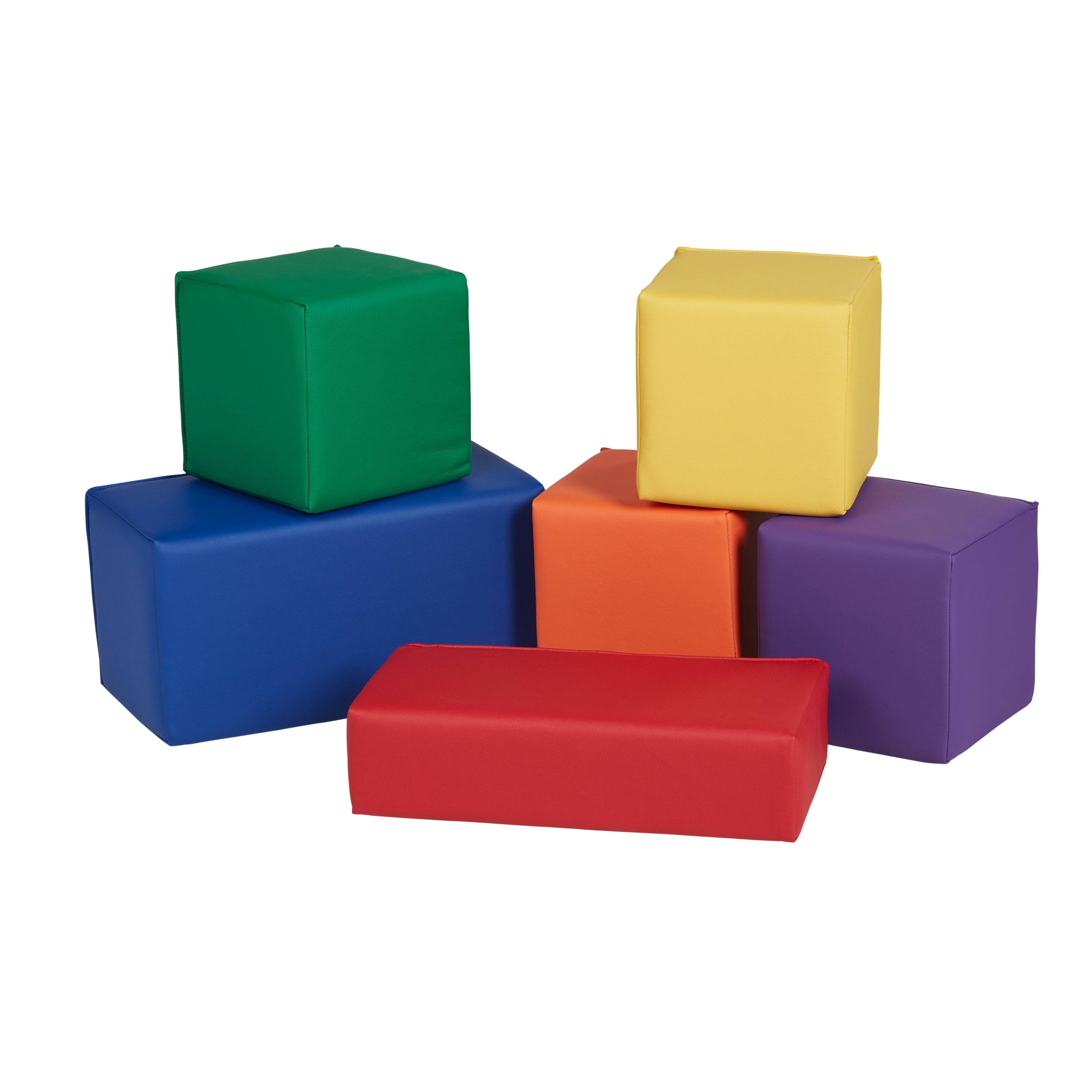 Ecr4kids Softzone Stack-A-Block Set 6-Piece - 1AQ3JKLX_LQ8KG