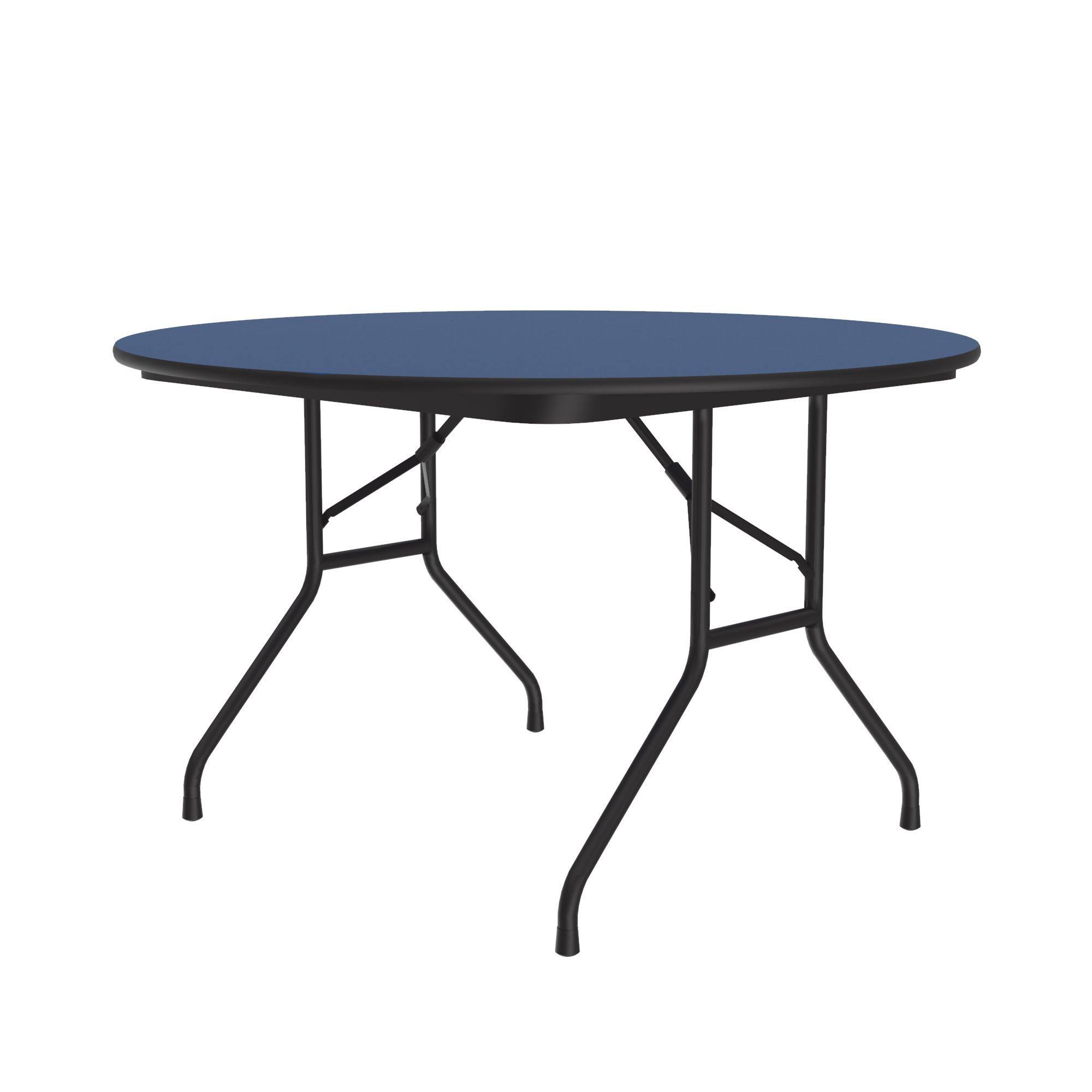 Correll 48 Round Blue High Pressure Heavy Duty Folding AXQHFWLT_SELPO