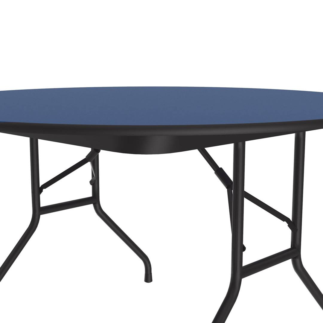 Correll 48 Round Blue High Pressure Heavy Duty Folding AXQHFWLT_SELPO