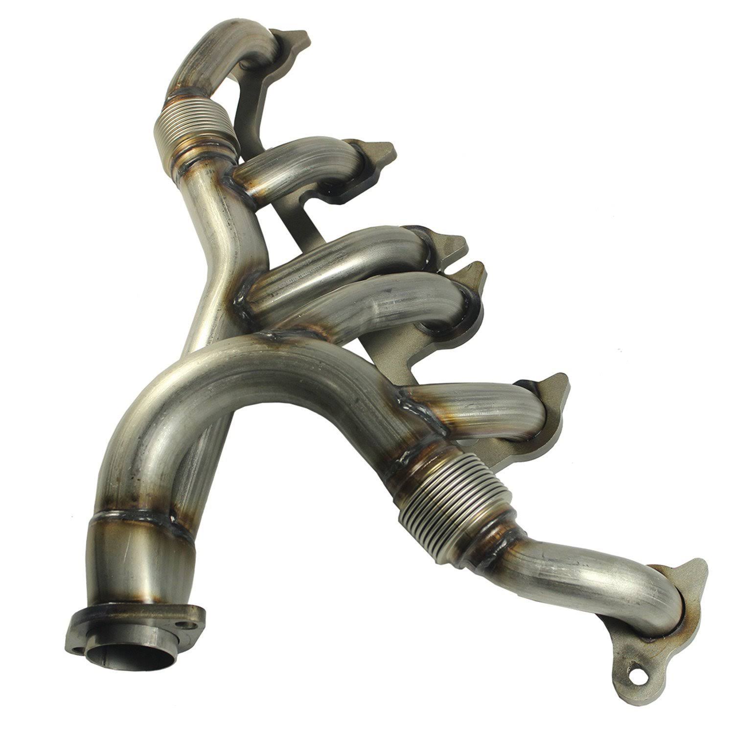 Jdmspeed New Stainless Steel Exhaust Manifold & Gasket Kit Replacement For Grand Cherokee Wrangler 4.0l Replacement For Jeeps Select 1991-1999 (4.VOUZESQC_XJKE3