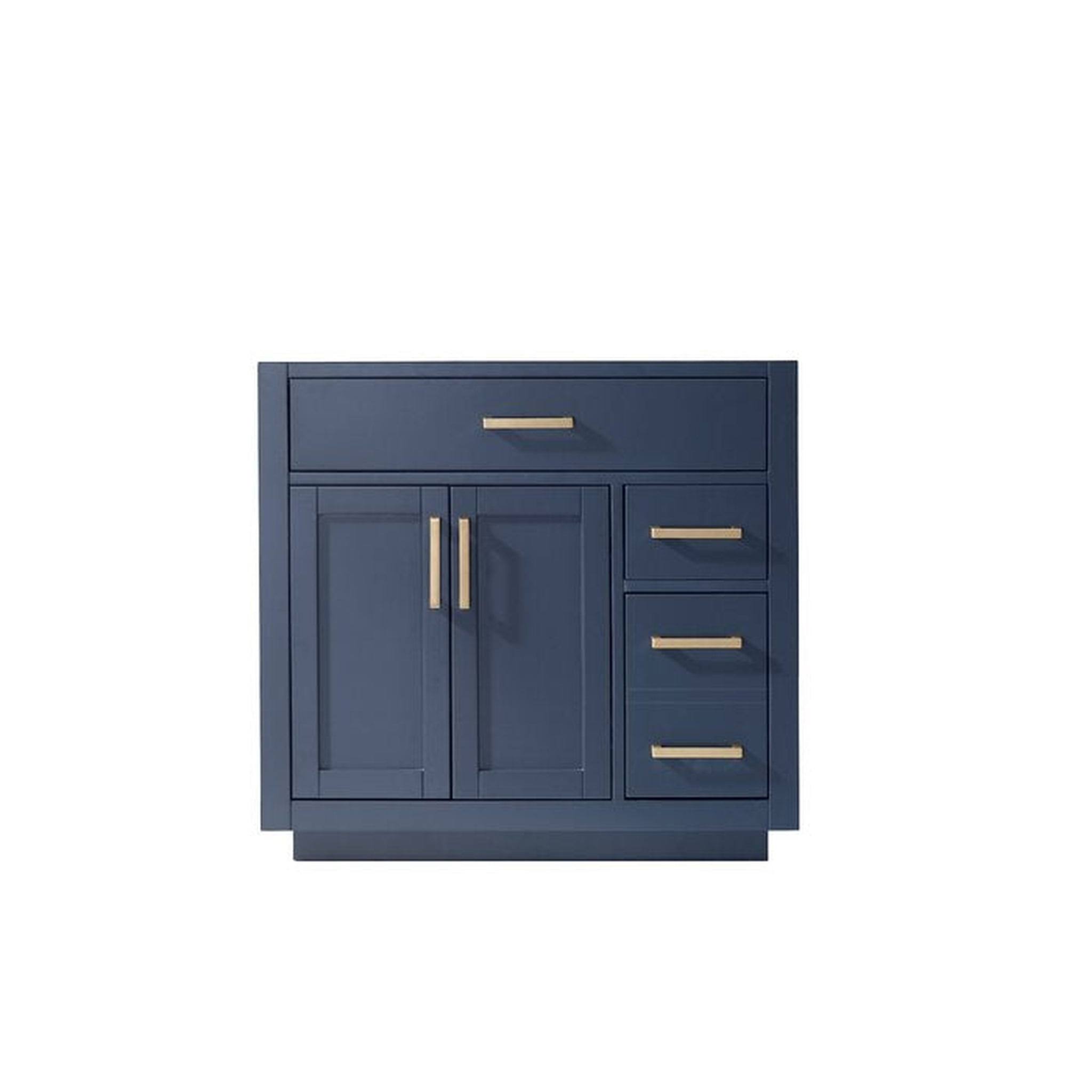 Altair Ivy 36 Single Bathroom Vanity Cabinet Only, Royal Blue / Without AZF3MAHL_V4YQT