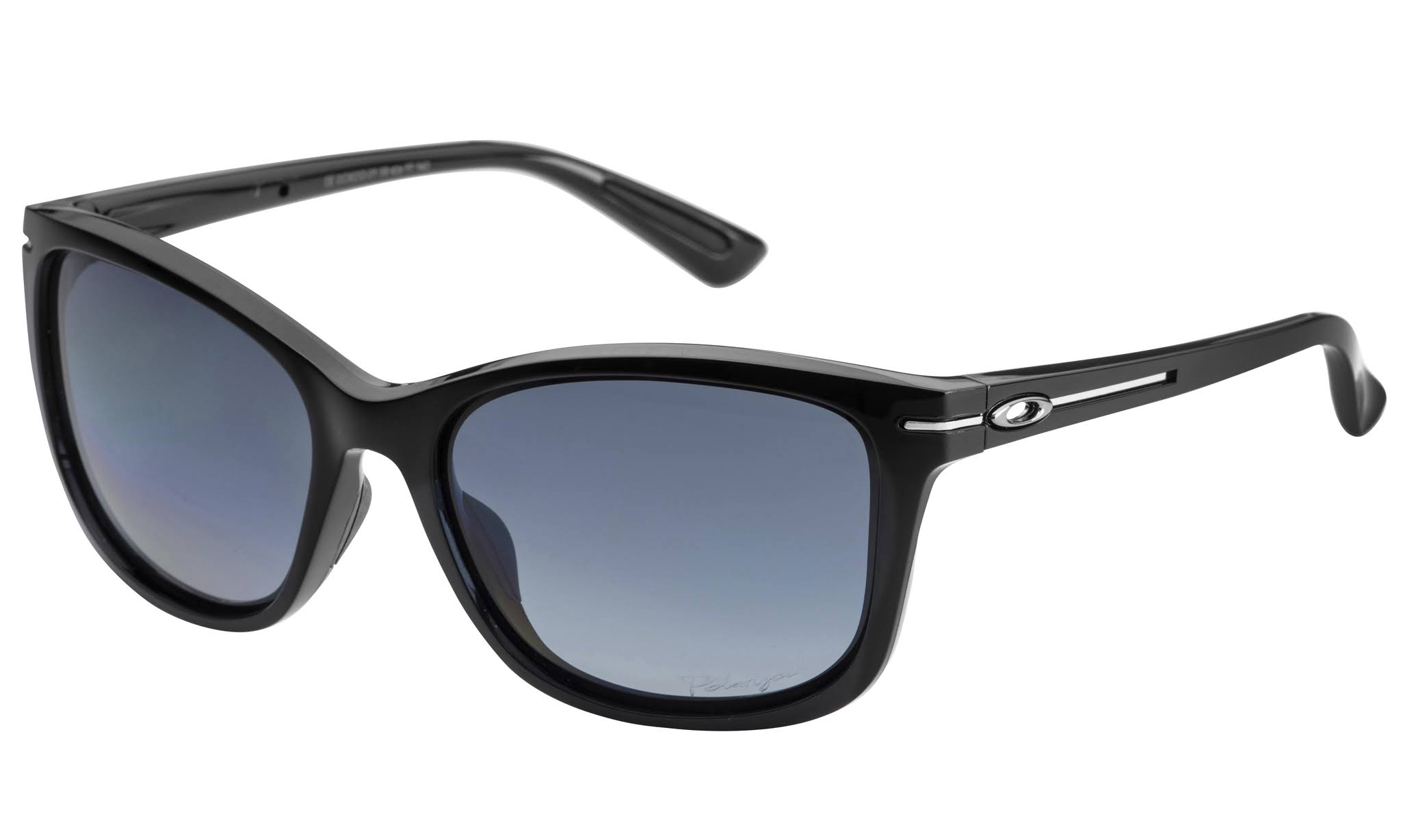 Oakley Drop In Sunglasses Polished Black / Grey Gradient UFW2WSUP_9CXNB