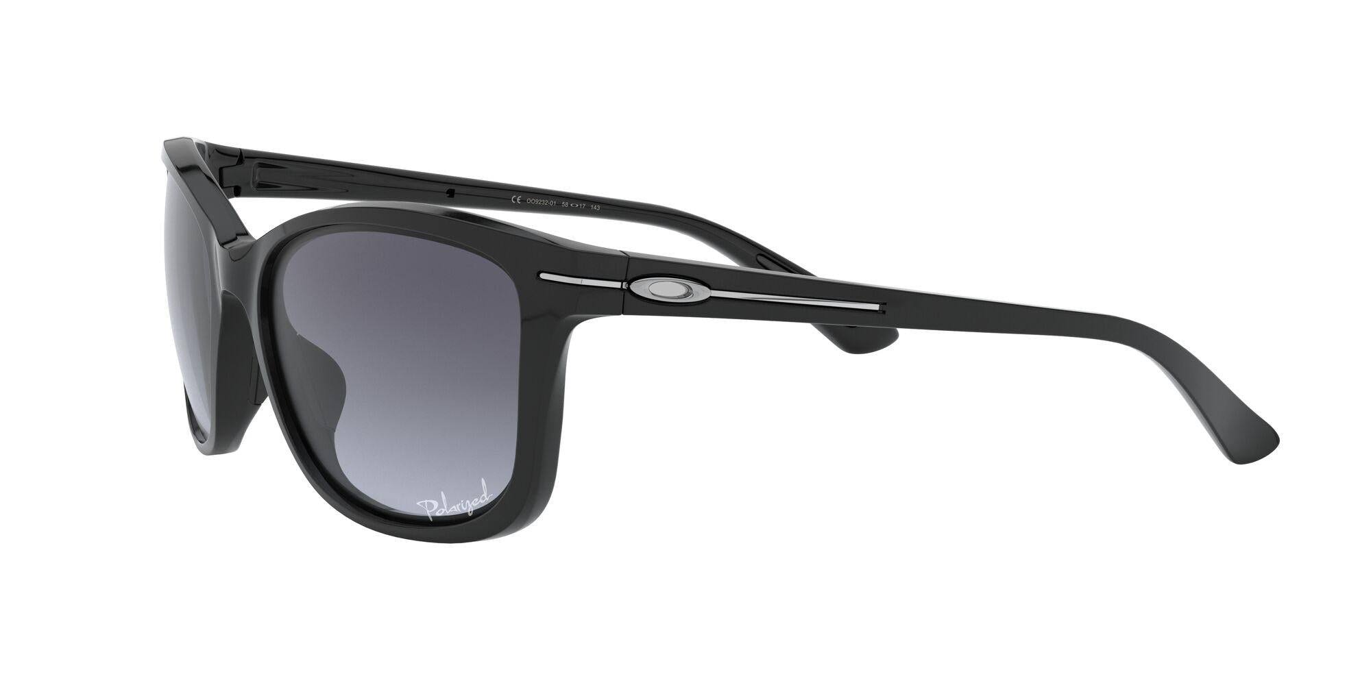 Oakley Drop In Sunglasses Polished Black / Grey Gradient UFW2WSUP_9CXNB
