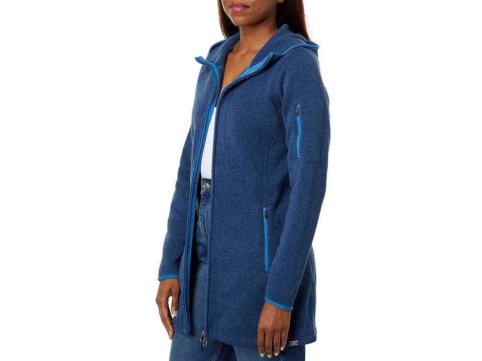 L.L.Bean Sweater Fleece Coat Women's Clothing Mallard Blue : RHUXERCK_FIMLA