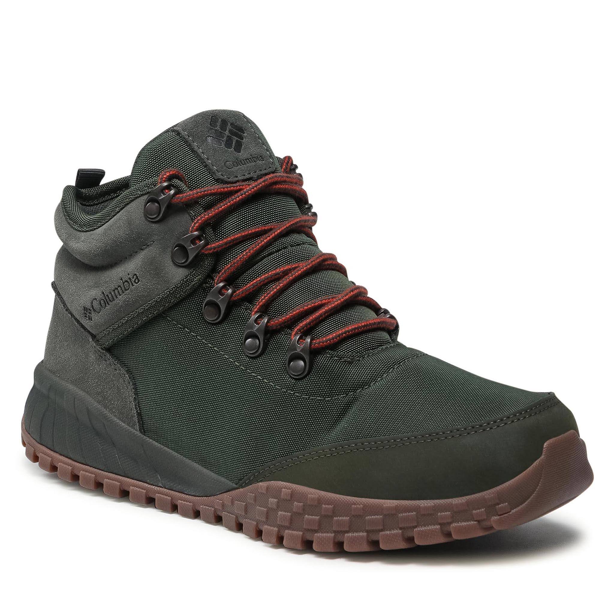 Columbia Men's Fairbanks Mid, Gravel/Dark Moss, 11.DOEQ39ZV_D374W