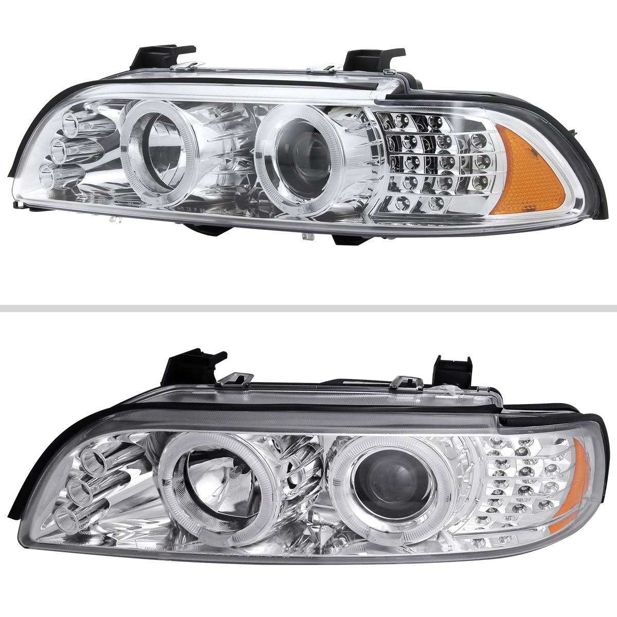 Spec-D 2lhp-E9005jm-G2-Rs Led Dual Projector Headlights Matte Black Housing/Clear Lens Bmw E90 3 Series Sedan 3d Iced 2006-IOQCEO6L_0D2KL