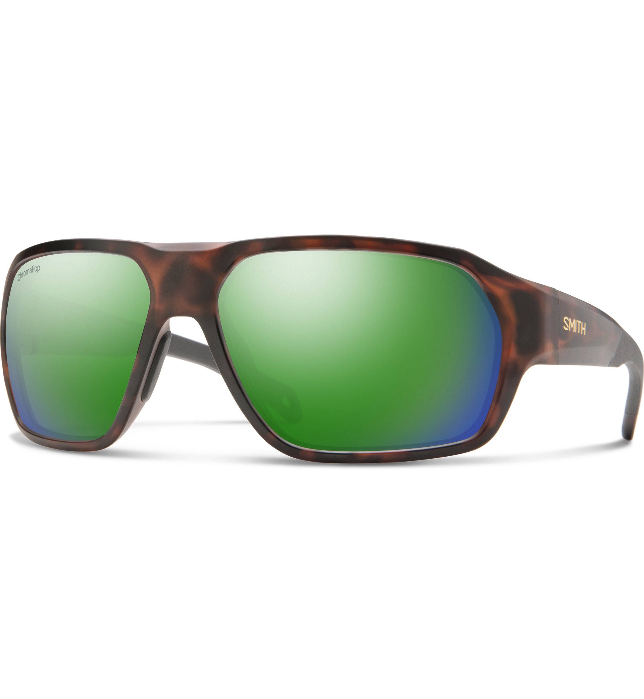 Smith Deckboss Sunglasses - Matte Tortoise / Chromapop Polarized Green 7OVX3ANR_PEHPT