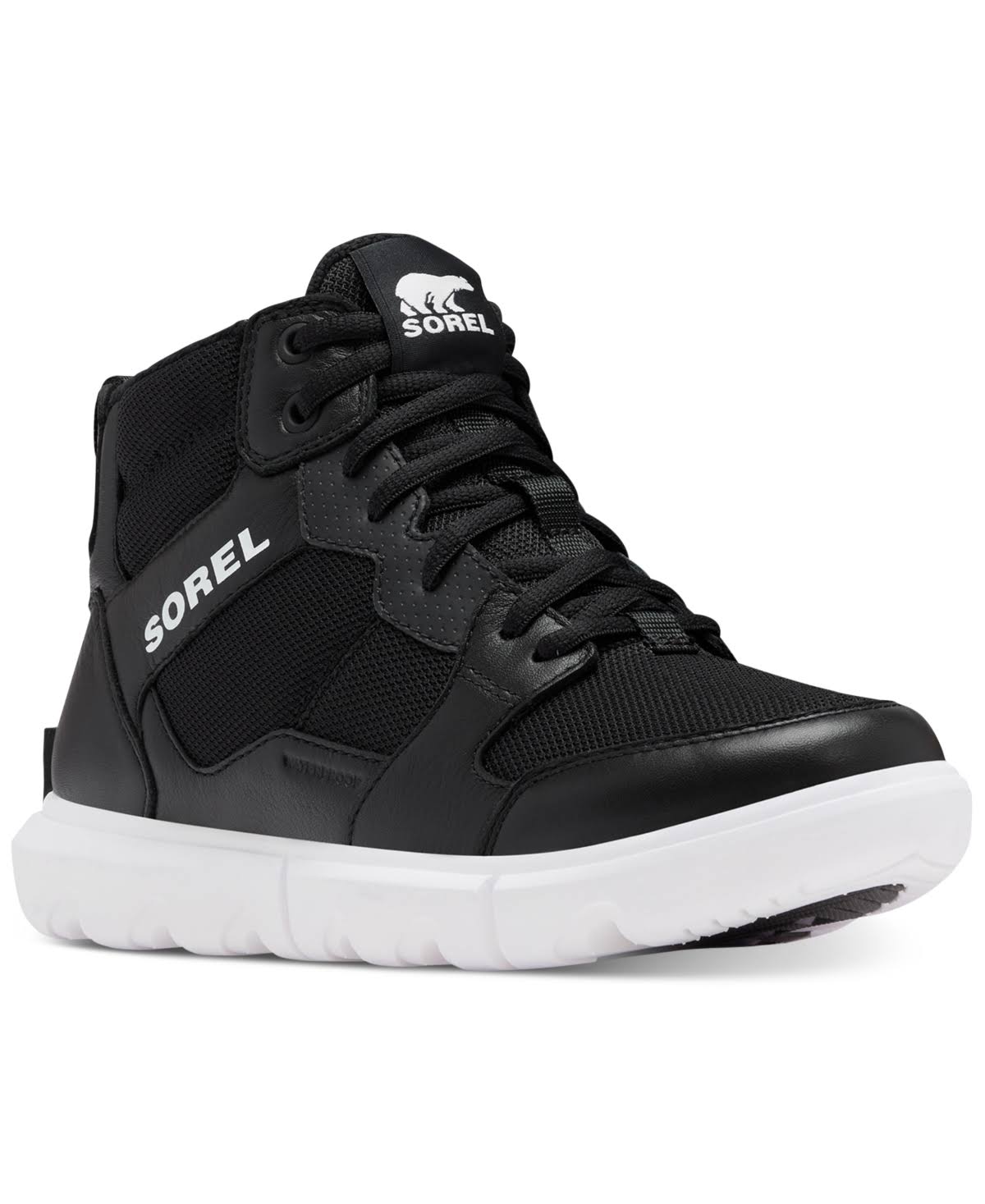 Sorel Women's Sorel Explorer Ii Sneaker Mid - Black/White BKRGJB60_UDH3F