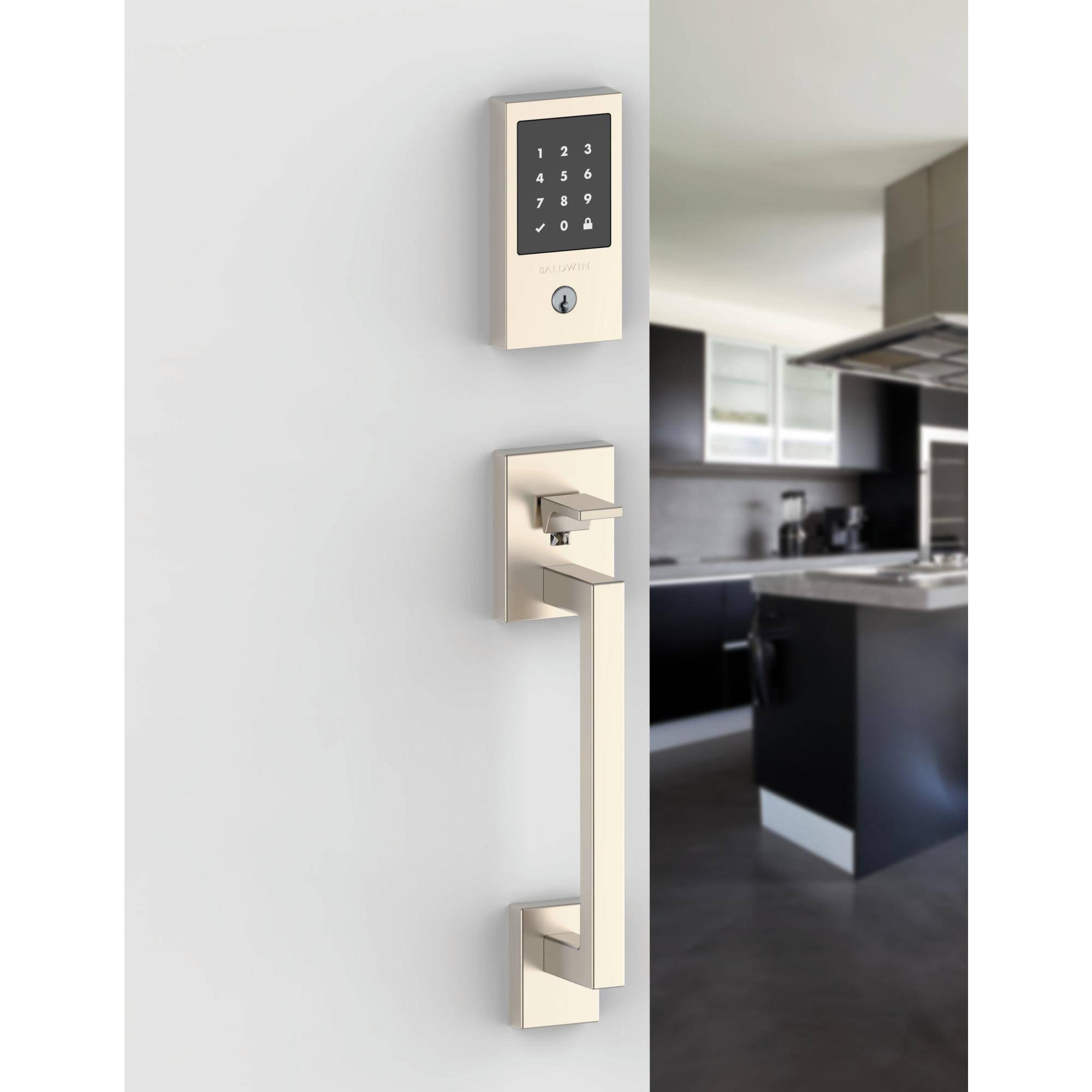 Baldwin Minneapolis Touchscreen Deadbolt Lifetime Satin Nickel CIWMTJMG_UPV2H