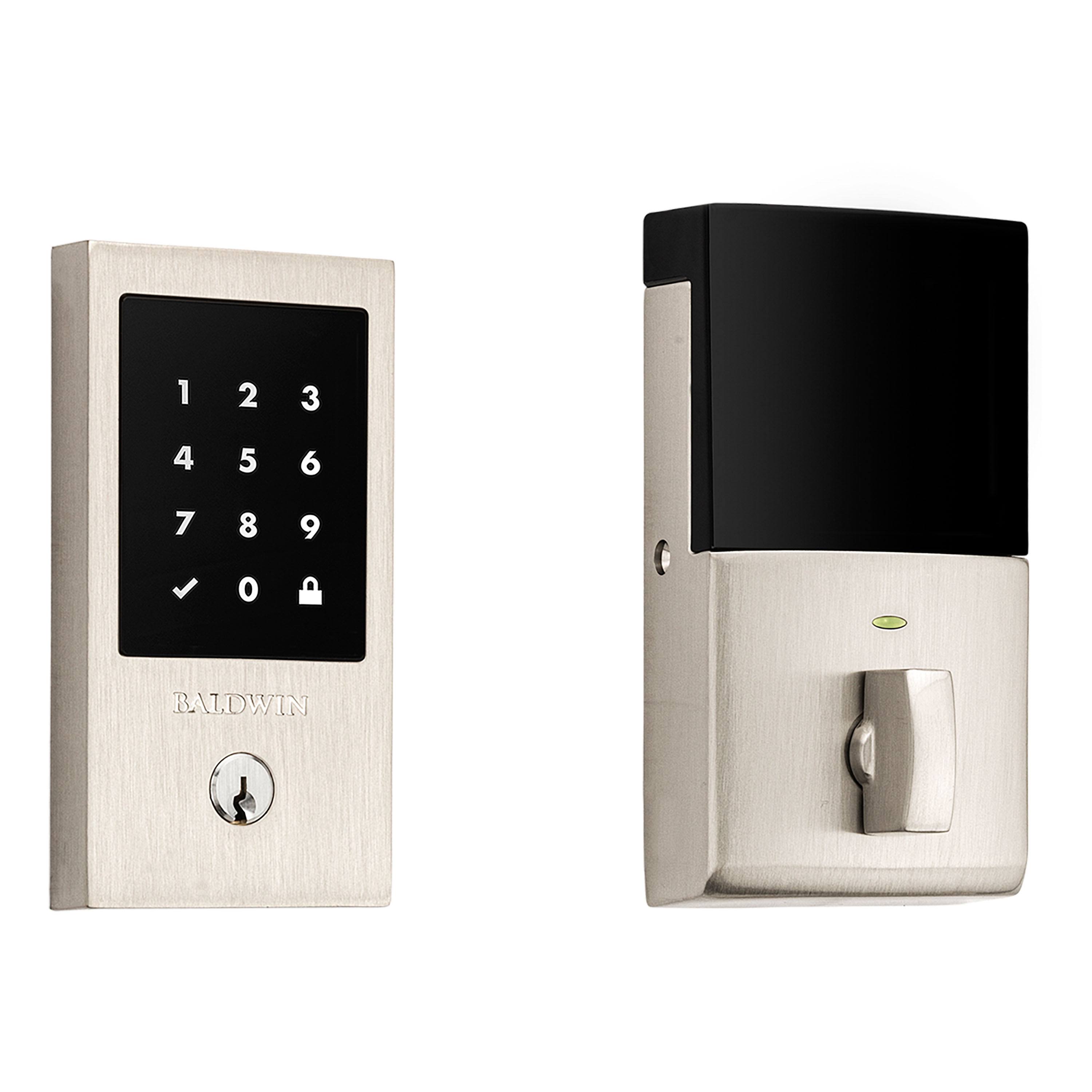 Baldwin Minneapolis Touchscreen Deadbolt Lifetime Satin Nickel CIWMTJMG_UPV2H