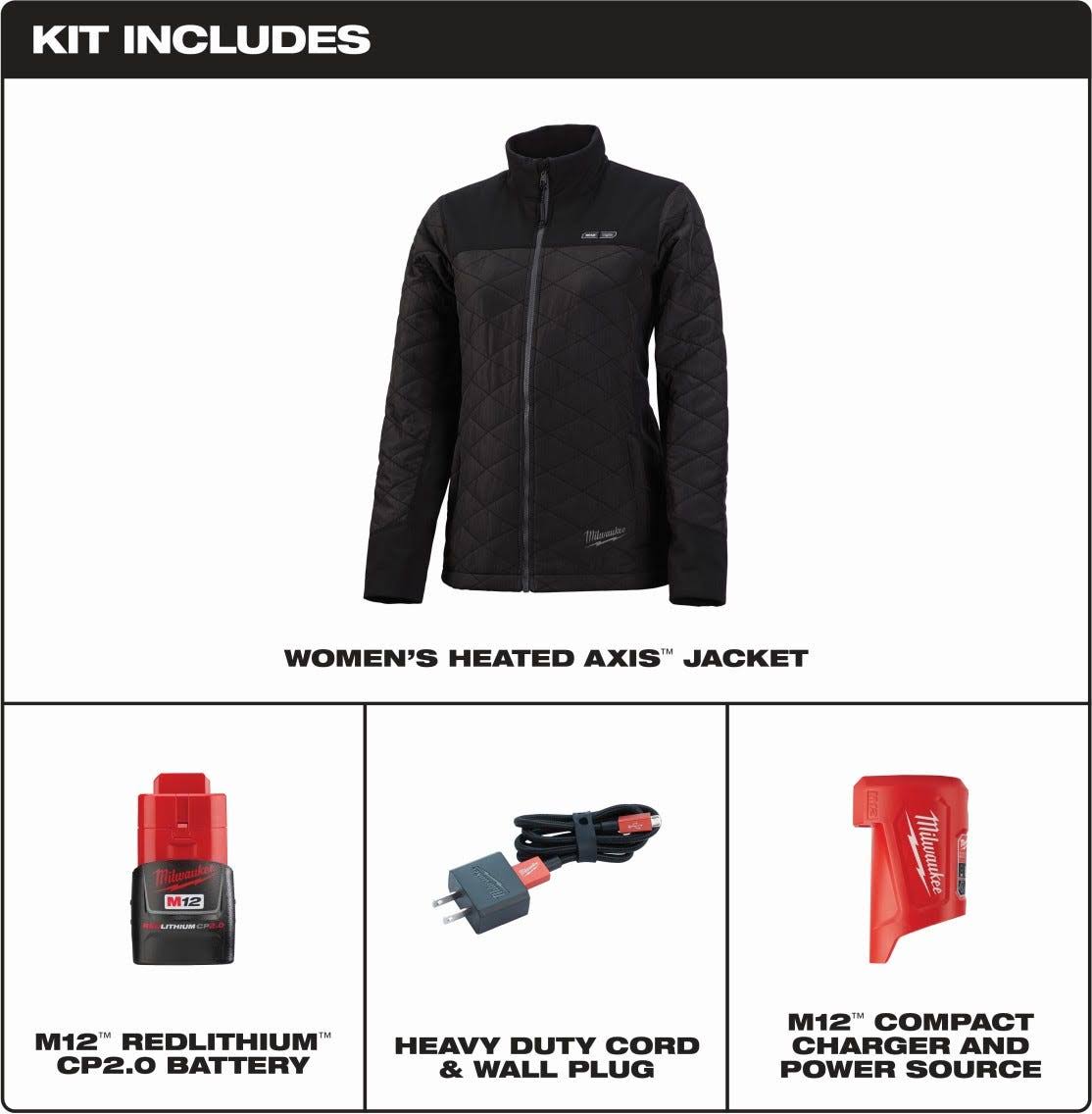 Milwaukee 233b-21xl - M12 Heated Women's Axis Jacket Kit - Xl - FXFOOGGS_W8IYM