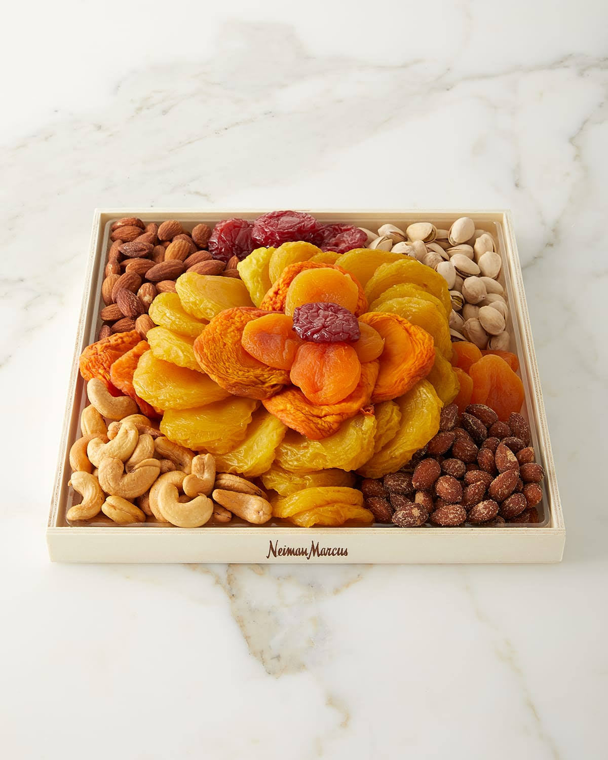Neiman Marcus Rose Fruit And Nut Tray, Food Delivery Gifts YSWCDUDD_T6KOL