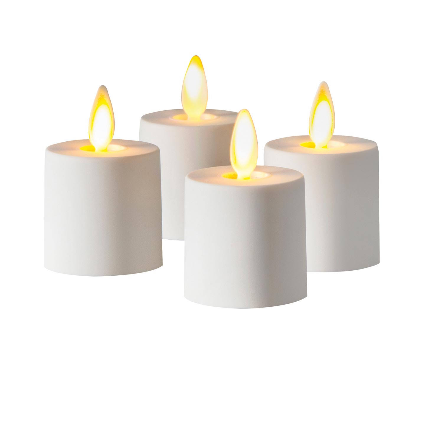 Luminara Flameless Battery Operated Tea Lights - Set Of E3GUO4GQ_OVAQK