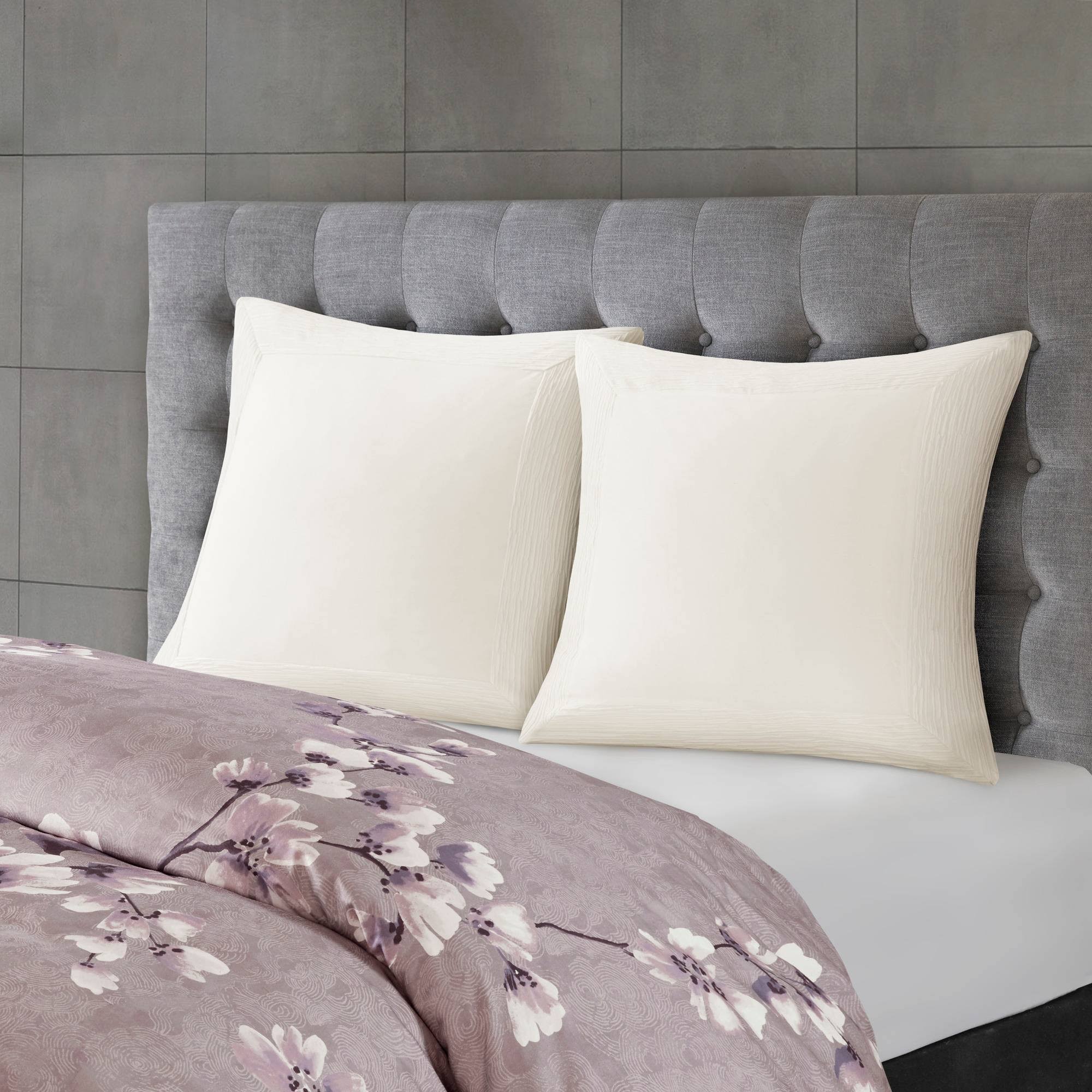 N Natori - Sakura Blossom 3 Piece Cotton Sateen Printed Duvet Cover Set - King - Y16KXZSI_EHL1Y