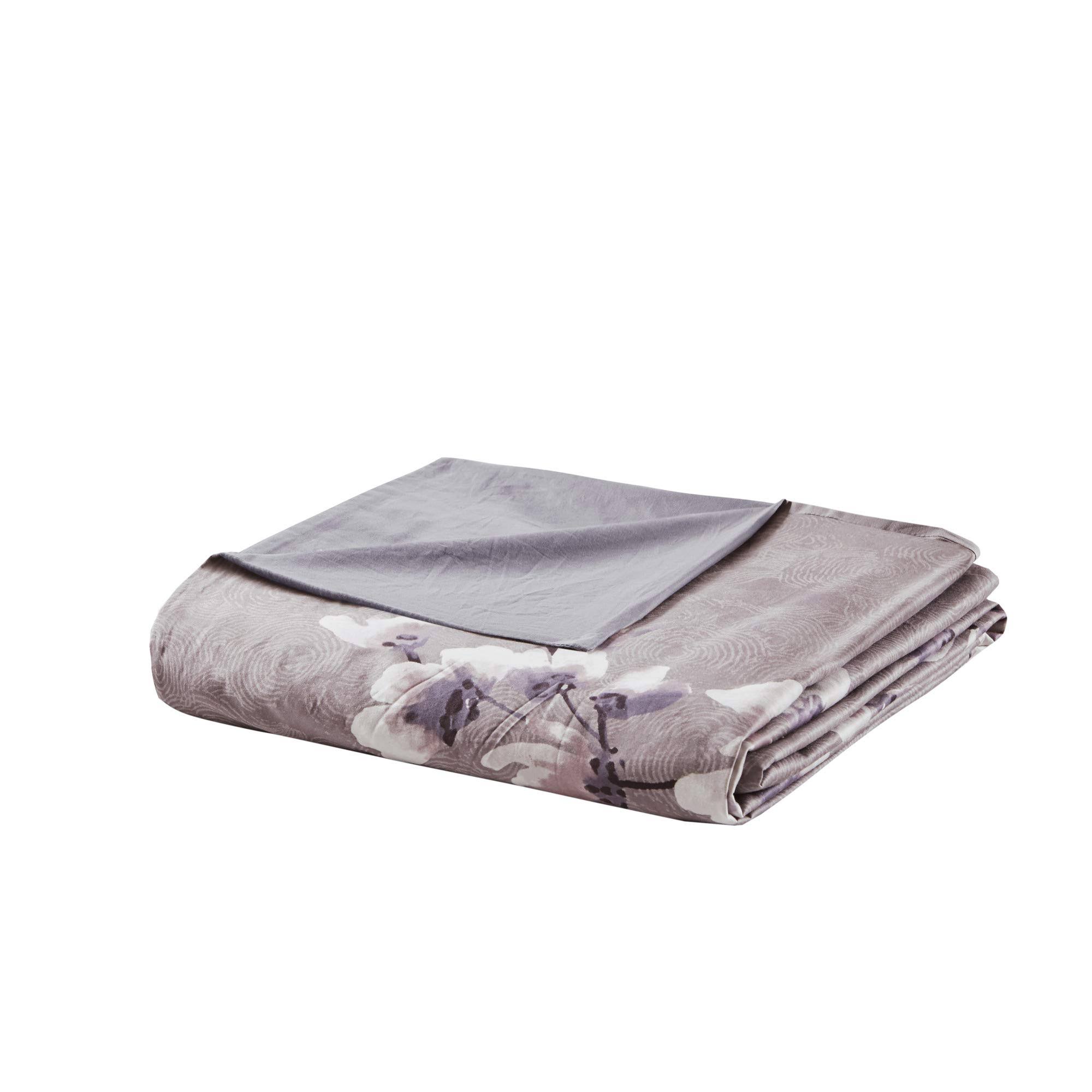 N Natori - Sakura Blossom 3 Piece Cotton Sateen Printed Duvet Cover Set - King - Y16KXZSI_EHL1Y