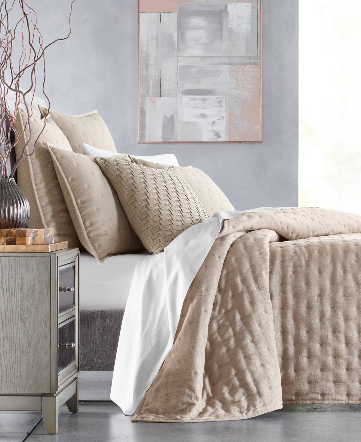 Hotel Collection Yarn Dye Coverlet Set, Full/Queen, Created For Macy's, P1Y4MV5L_JW0LI