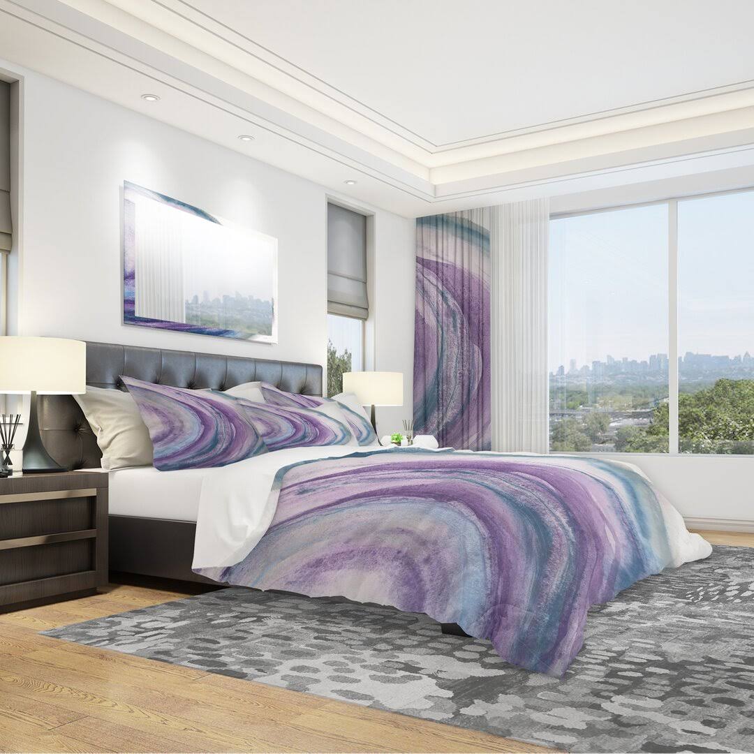 Watercolor Geode I Duvet Cover Set East Urban 9UHW9VJV_AKJ7M