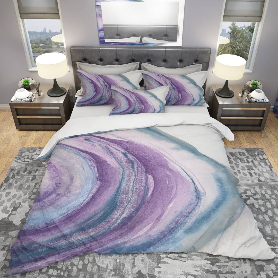 Watercolor Geode I Duvet Cover Set East Urban 9UHW9VJV_AKJ7M