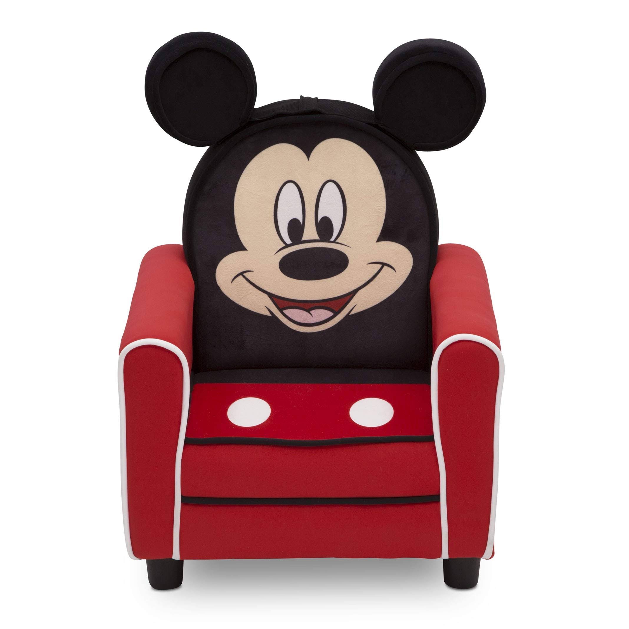 Delta Children Figural Upholstered Kids Chair Disney Mickey KOJMCU7Q_EA4PK