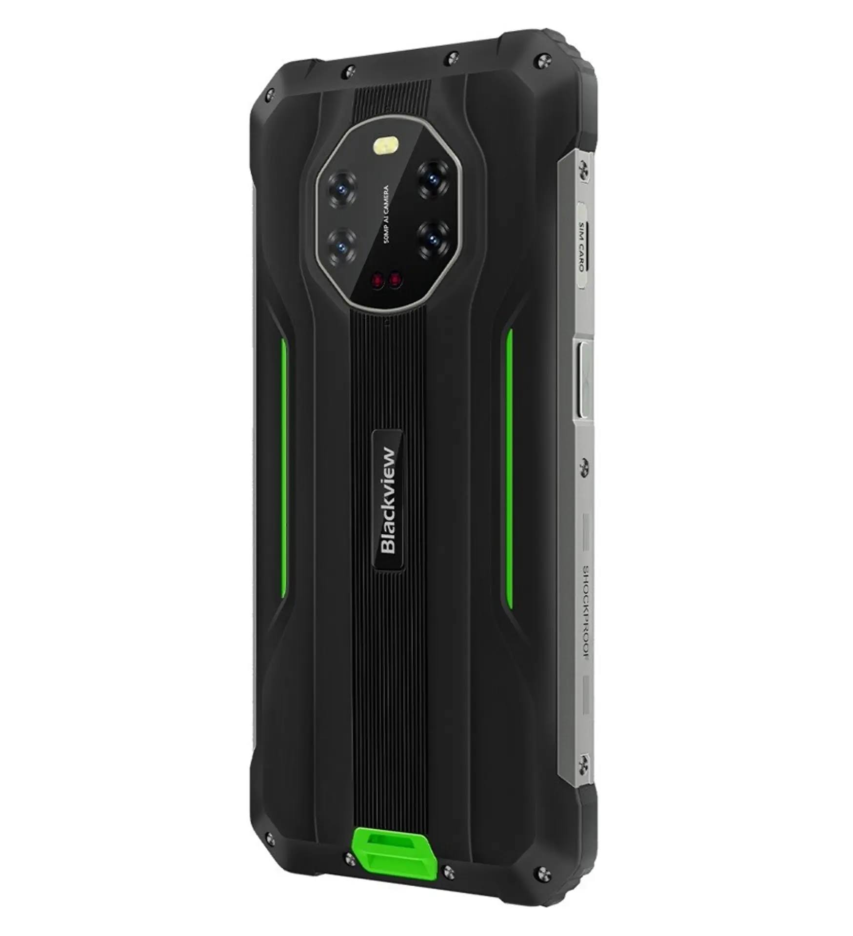Rugged Cell Phone Unlocked, Blackview Night-Vision 8gb+128gb 8380mah 6.58 Inch, 50mp Rear Camera, 4g Android Phone Nfc/Gps, Bv8800, LVD2MFJZ_W4PNG